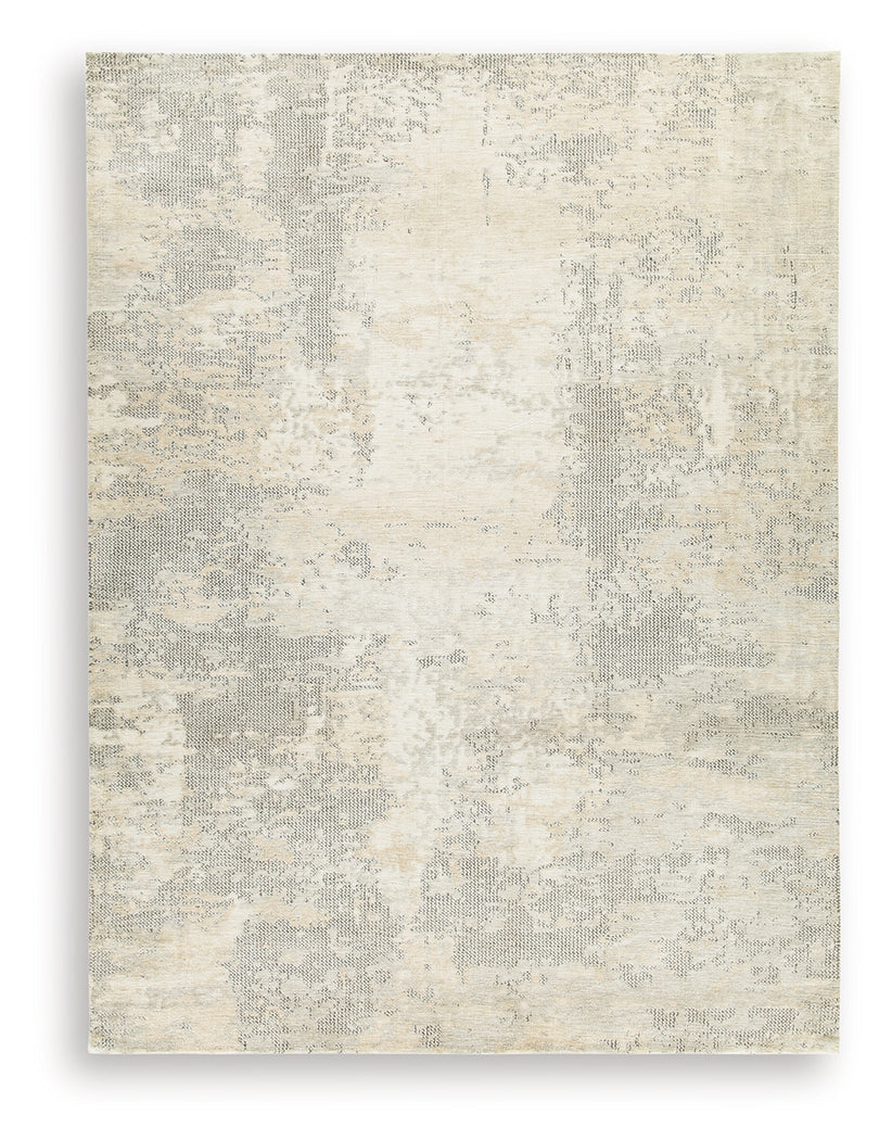 Raif Gray/White/Cream Extra Large Rug - R408080