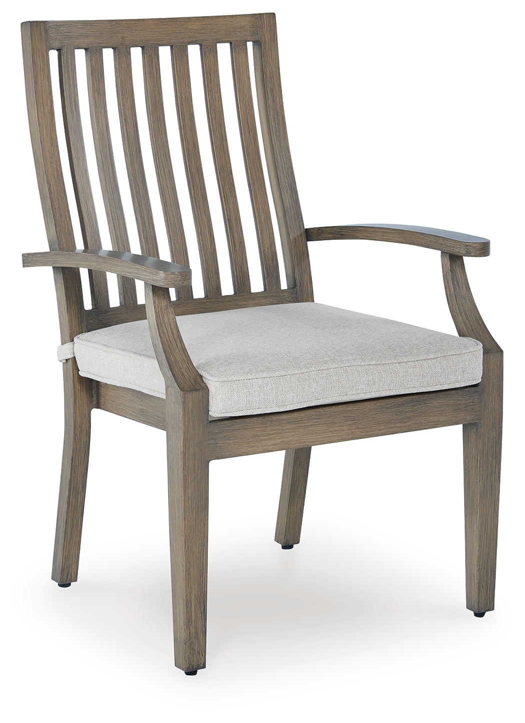 Rainier Ranch Brown/Beige Outdoor Arm Chair with Cushion (Set of 2) - P701-601A