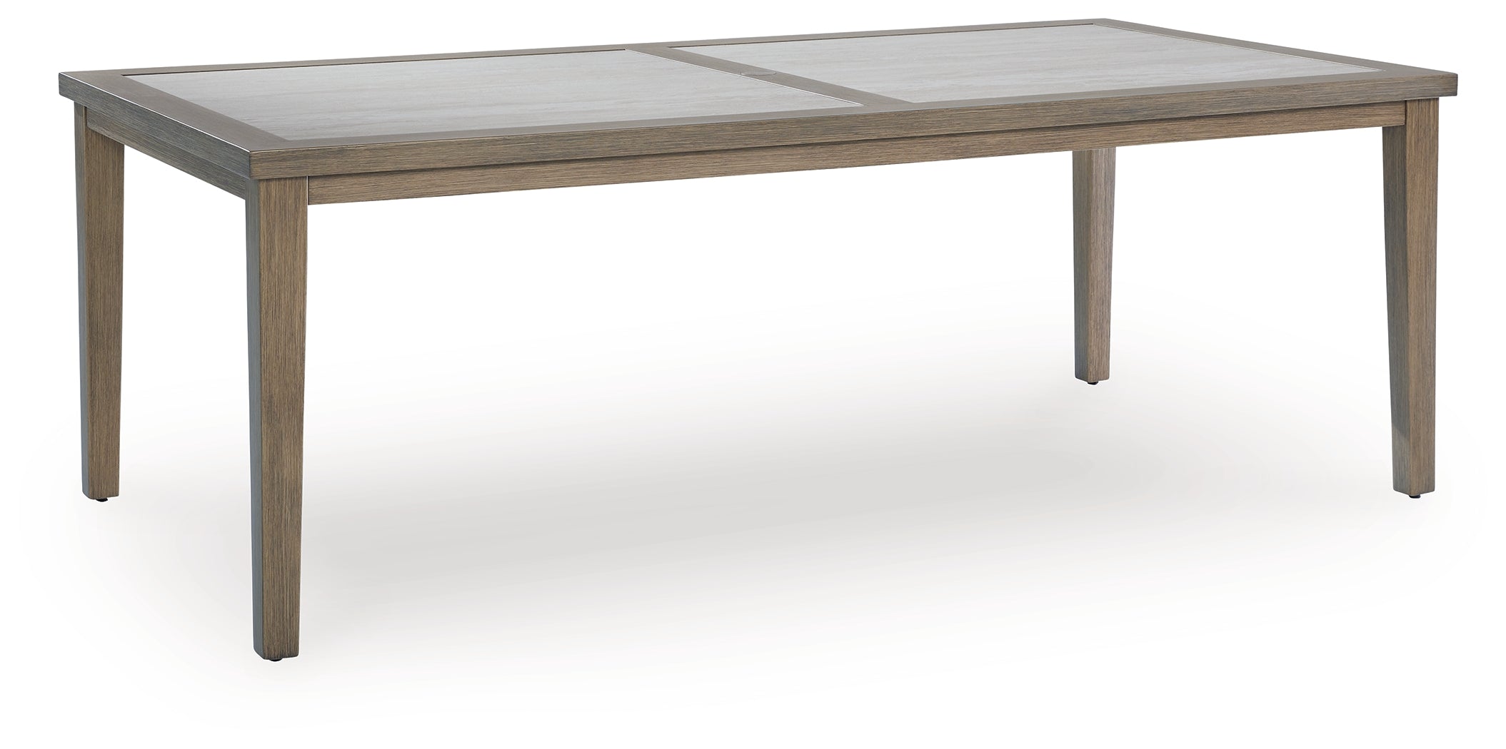 Rainier Ranch Brown/Beige Outdoor Dining Table - P701-625