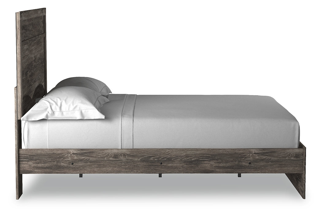 Ralinksi Queen Panel Bed with Dresser and 2 Nightstands in Gray from Ashley - Luna Furniture