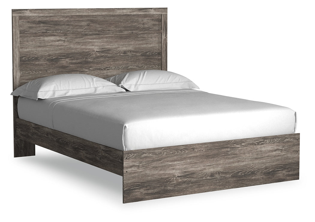 Ralinksi Queen Panel Bed with Dresser and Nightstand in Gray from Ashley - Luna Furniture