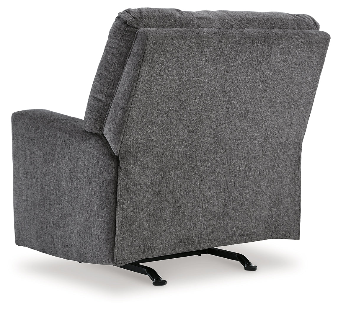 Rannis Pewter Twin Sofa Sleeper and Recliner - 53602U2