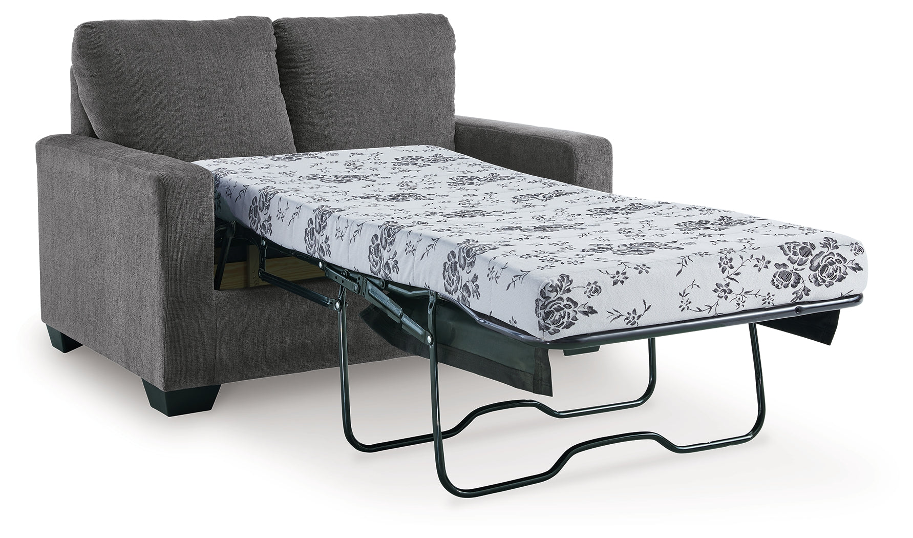 Rannis Pewter Twin Sofa Sleeper and Recliner - 53602U2
