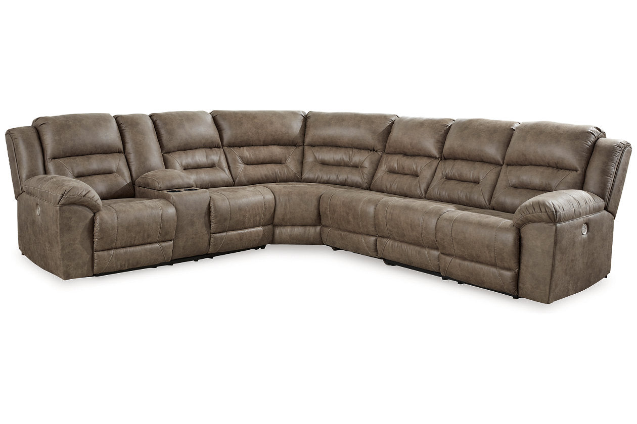 Ravenel Fossil 4-Piece Power Reclining Sectional - SET | 8310601 | 8310646 | 8310675 | 8310677 - Bien Home Furniture & Electronics