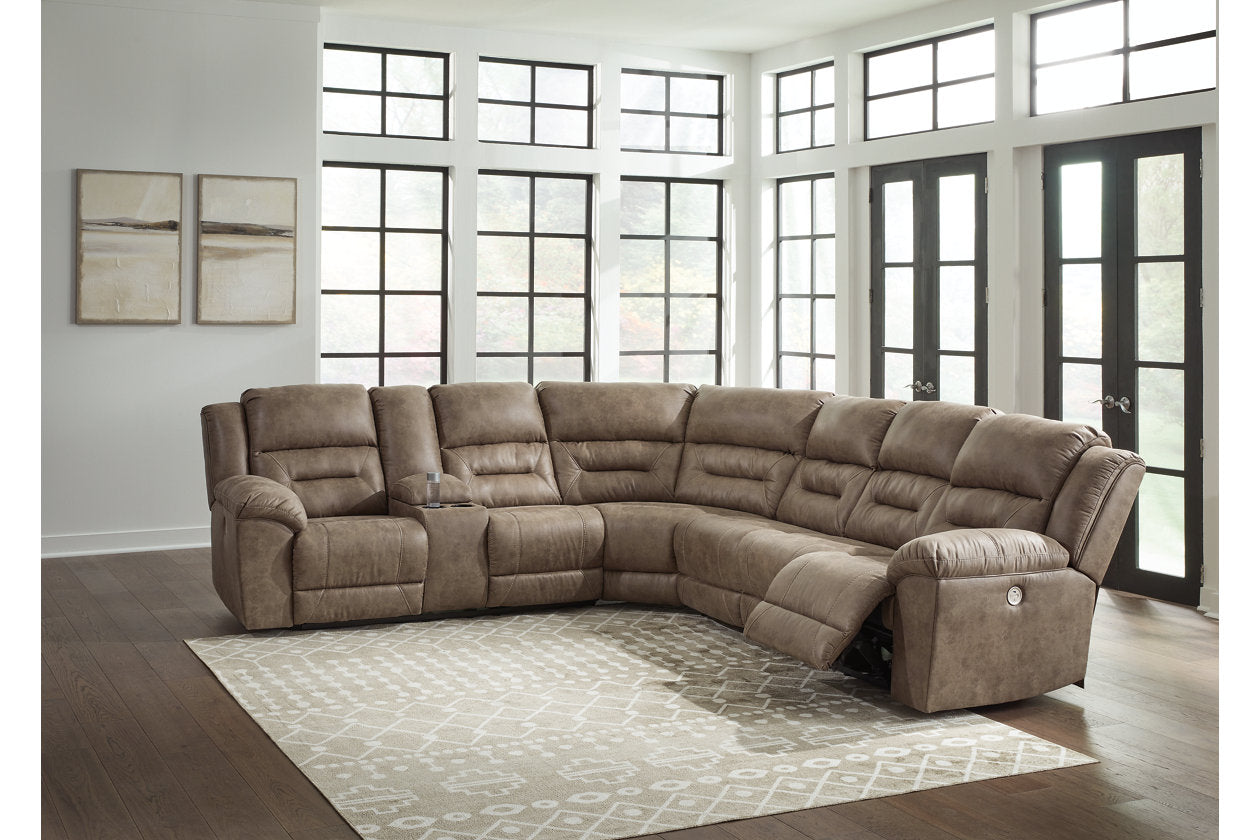 Ravenel Fossil 4-Piece Power Reclining Sectional - SET | 8310601 | 8310646 | 8310675 | 8310677 - Bien Home Furniture & Electronics