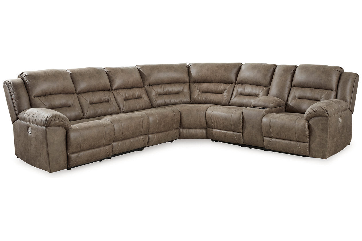 Ravenel Fossil 4-Piece Power Reclining Sectional - SET | 8310646 | 8310663 | 8310677 | 8310690 - Bien Home Furniture &amp; Electronics