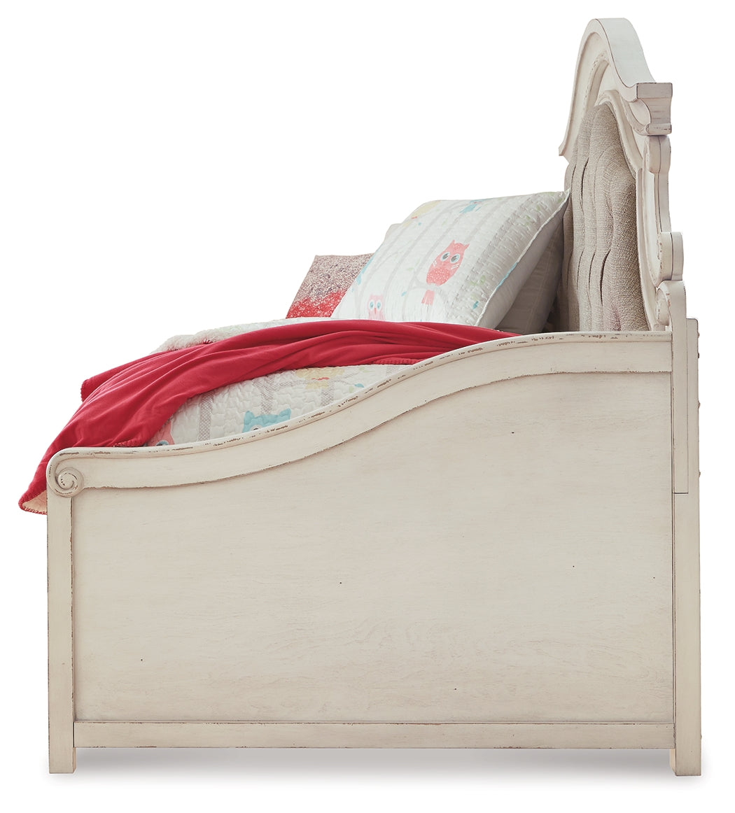 Realyn Two-tone Twin Storage Day Bed and Dresser - B743B43