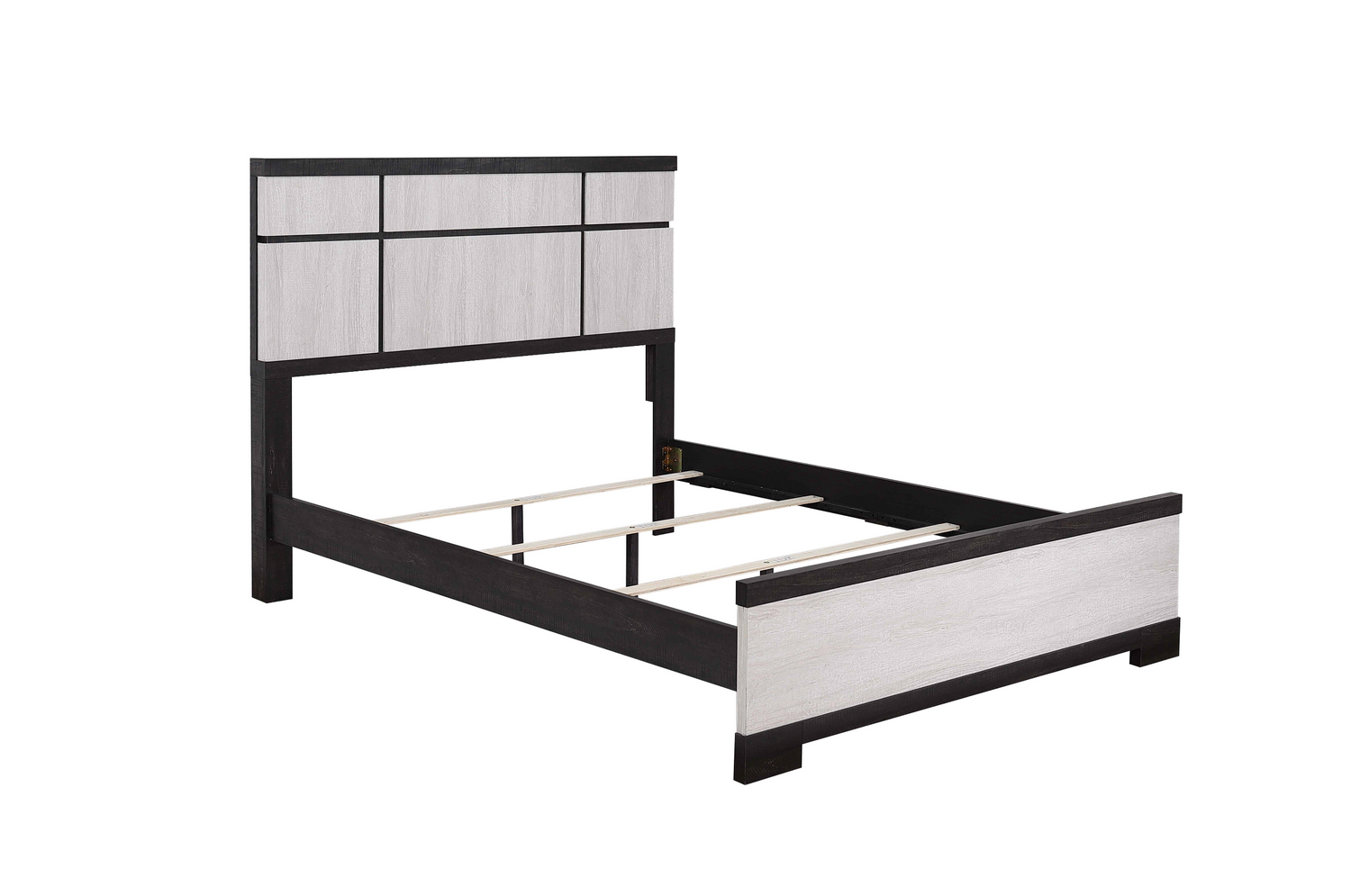 Remington Black/White Panel Bedroom Set - SET | B8162-Q-HBFB | B8162-KQ-RAIL | B8162-2 | B8162-4 - Bien Home Furniture & Electronics