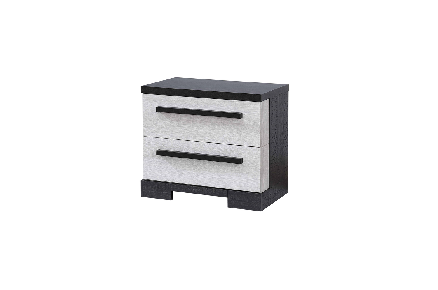 Remington Black/White Panel Bedroom Set - SET | B8162-Q-HBFB | B8162-KQ-RAIL | B8162-2 | B8162-4 - Bien Home Furniture & Electronics