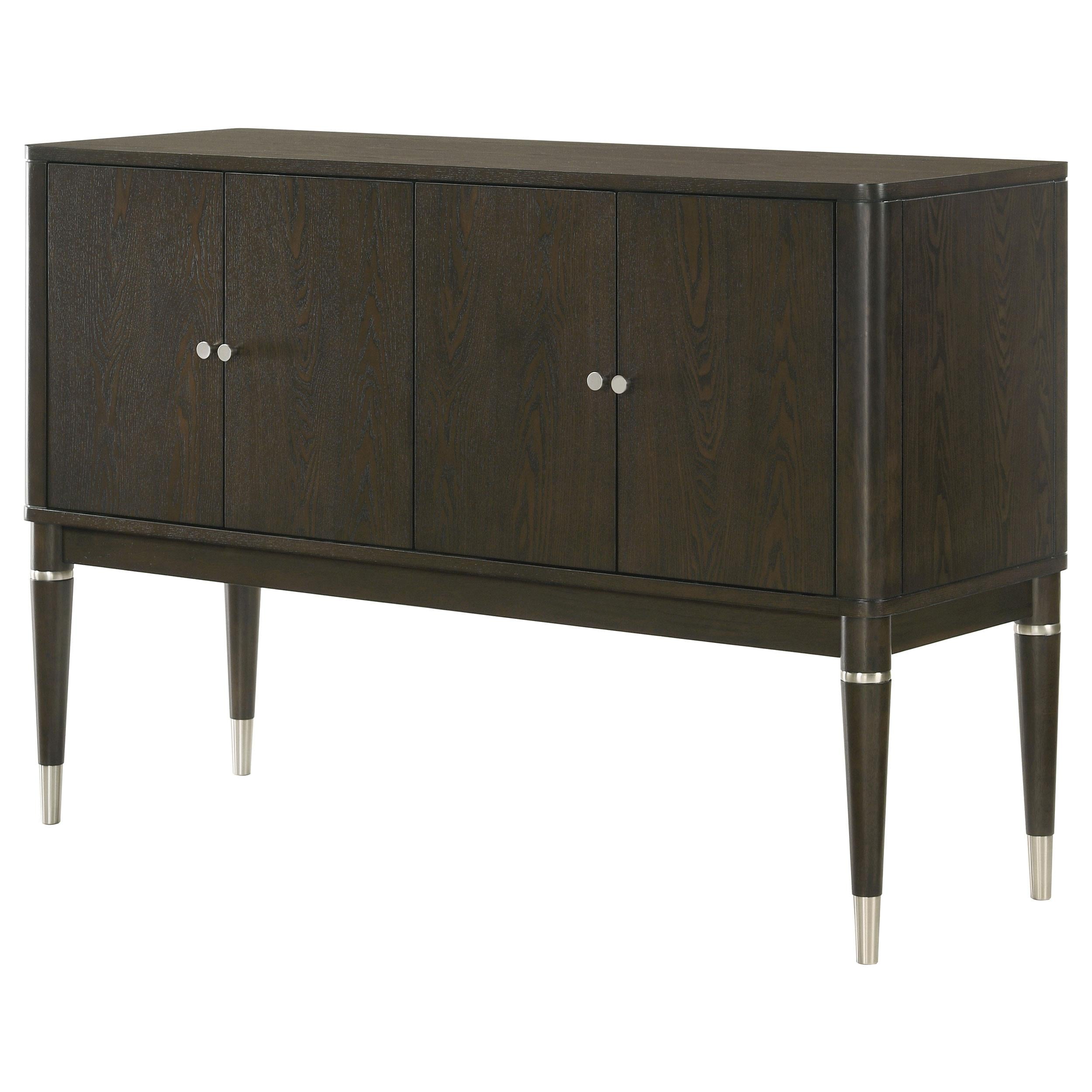 Reseda 4-door Dining Sideboard Server with Shelves Ash Brown - 193675