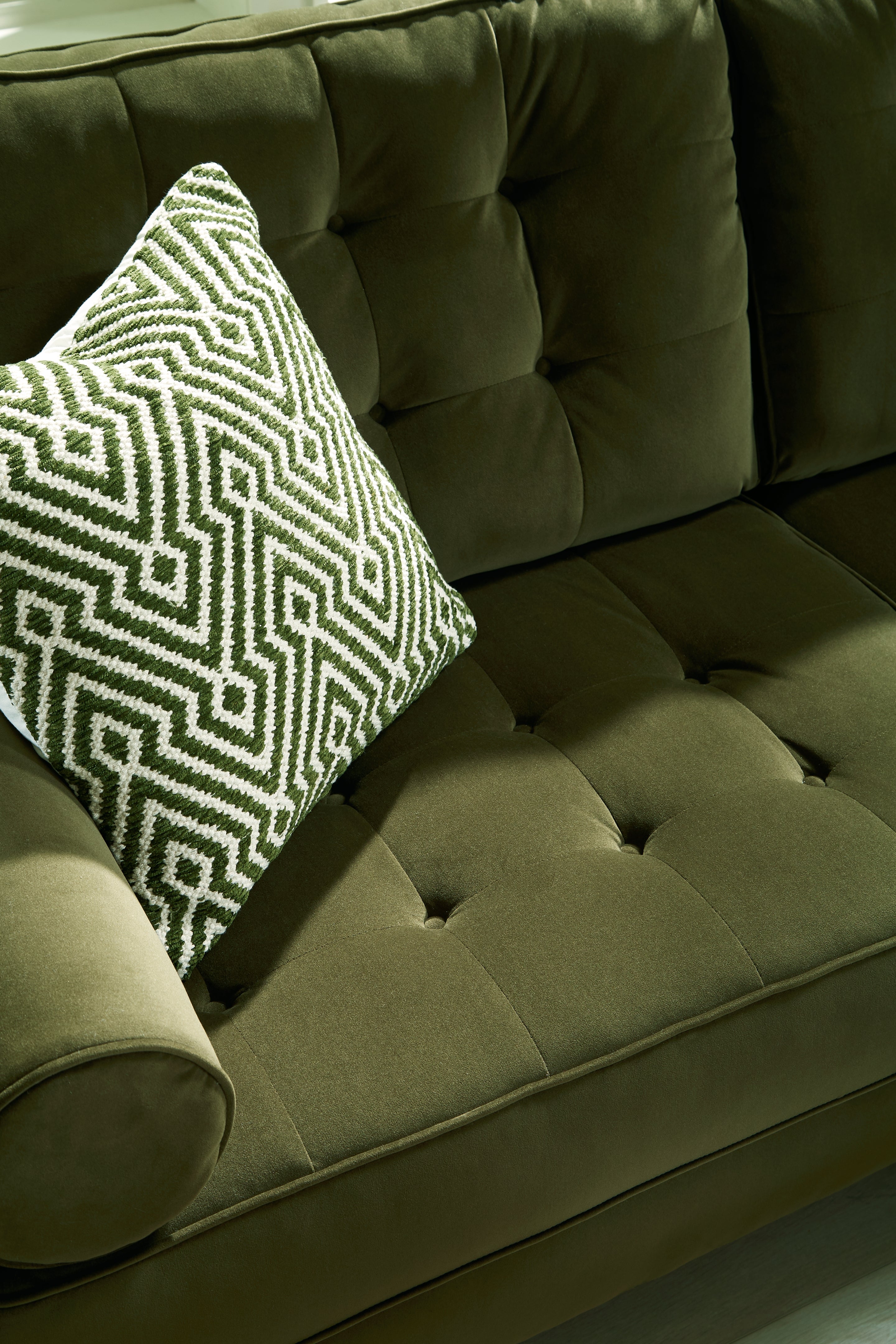 Reveon Lakes Olive Sofa and Loveseat - 26404U1