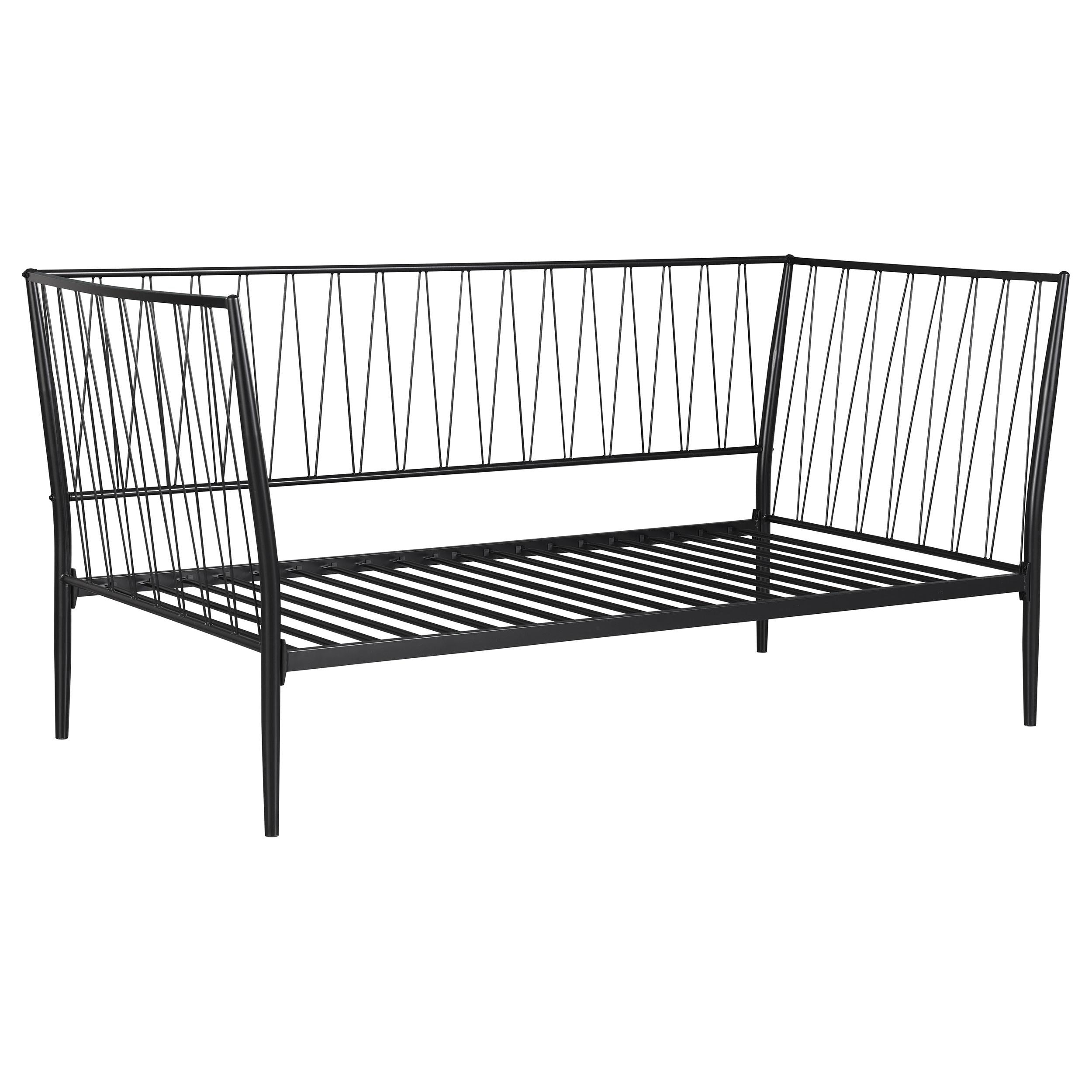 Richland Metal Twin Daybed Bed Frame Matte Black - 301057
