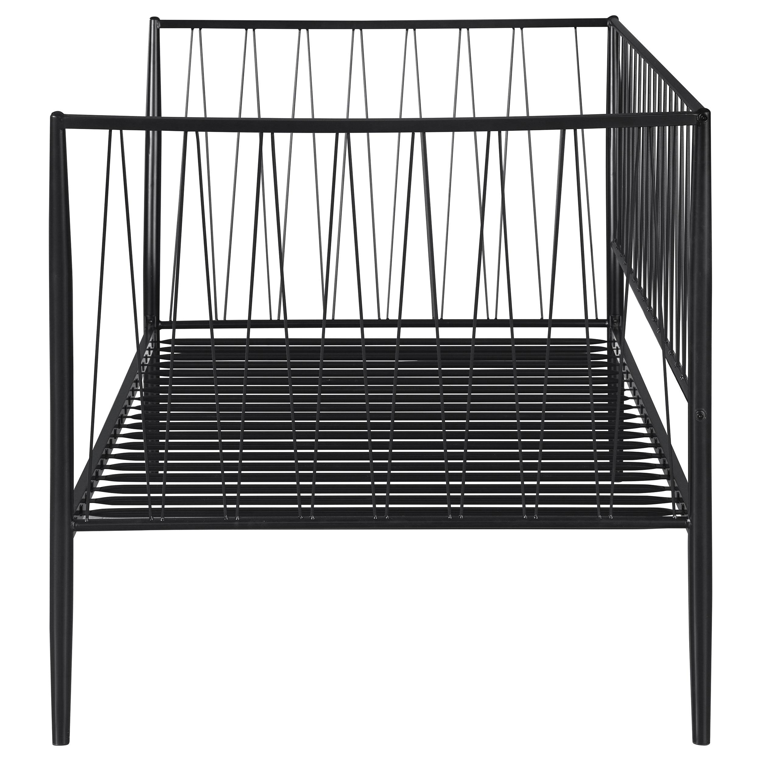 Richland Metal Twin Daybed Bed Frame Matte Black - 301057