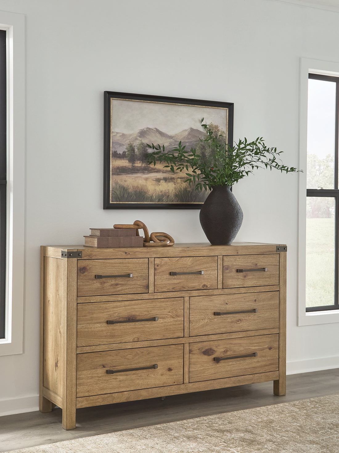 Ridgester Light Brown Dresser - B858-31