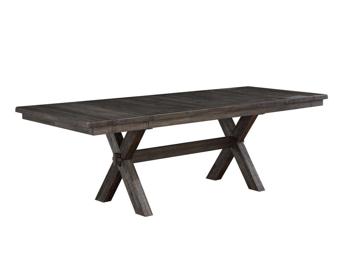 Riverdale Dining Table Top w/2 – 12-inch Leaves, Black