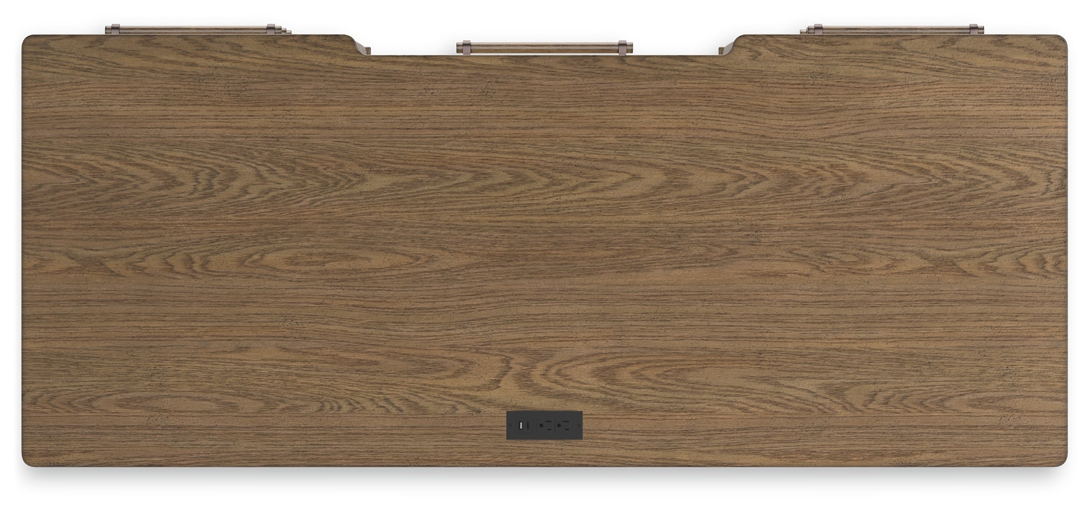 Roanhowe Home Office Desk and Storage in Brown - PKG019260