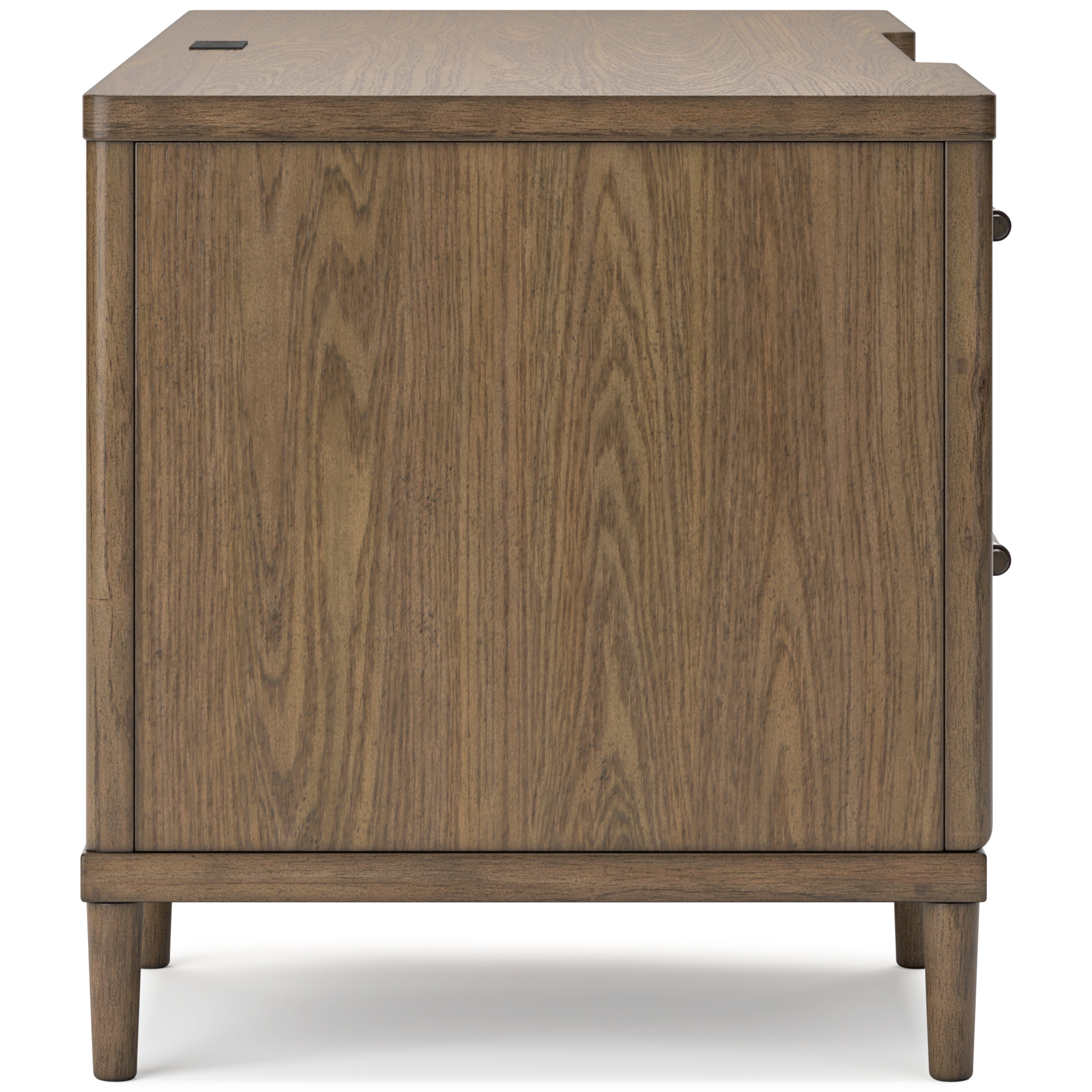 Roanhowe Home Office Desk and Storage in Brown - PKG019260