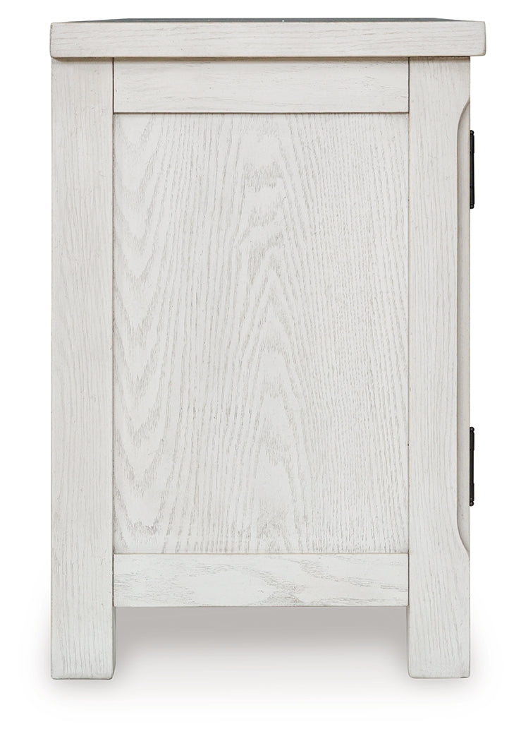 Robbinsdale Antique White 72" TV Stand - W742-68