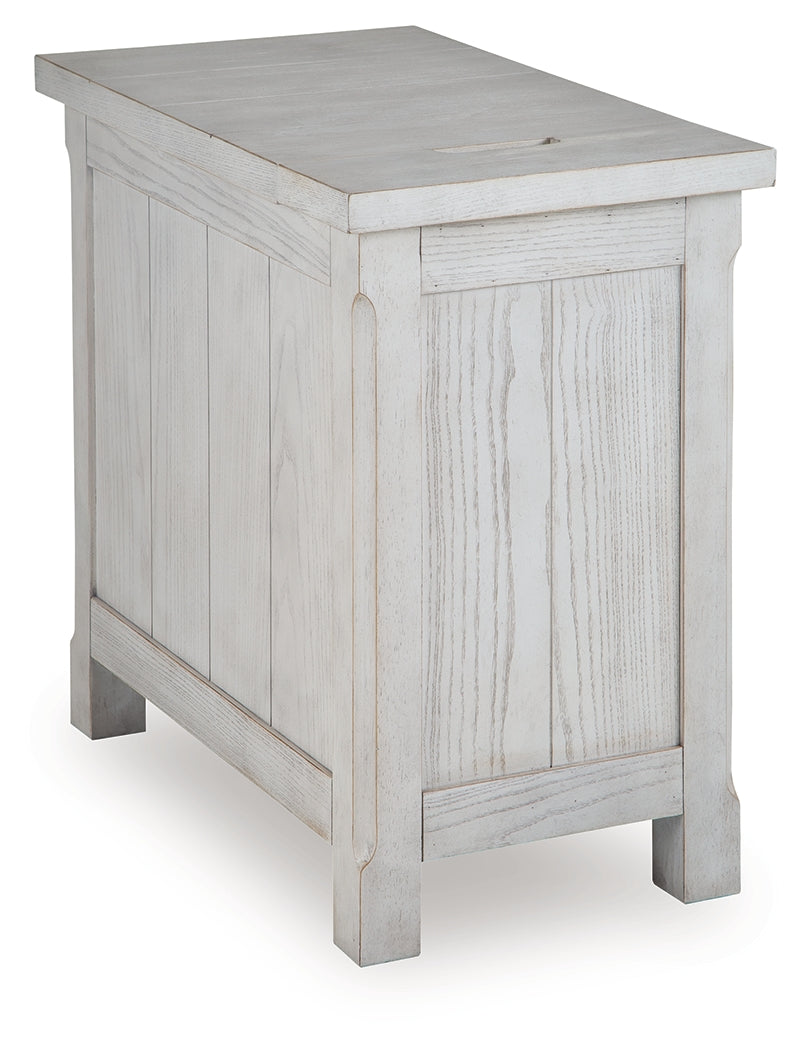 Robbinsdale Antique White Chairside End Table - T729-7