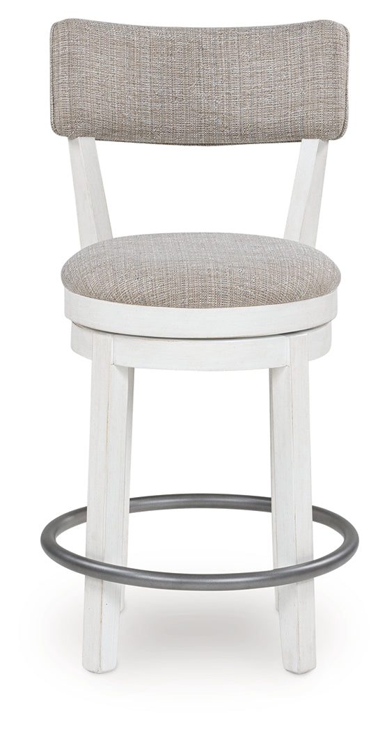 Robbinsdale Antique White Counter Height Barstool (Set of 2), Set of 2 - D642-224