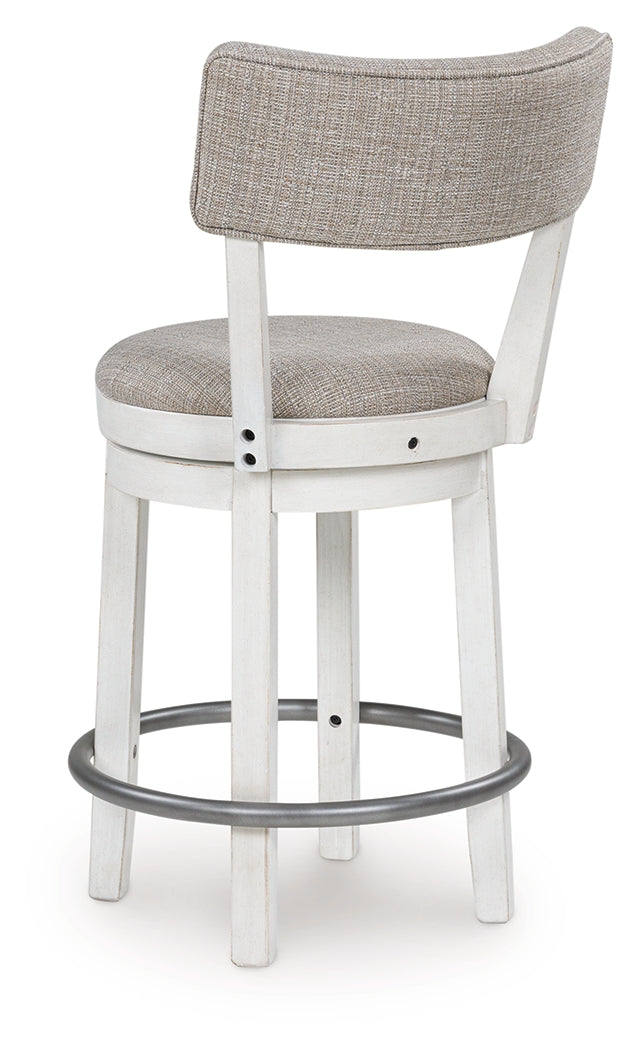 Robbinsdale Antique White Counter Height Barstool (Set of 2), Set of 2 - D642-224