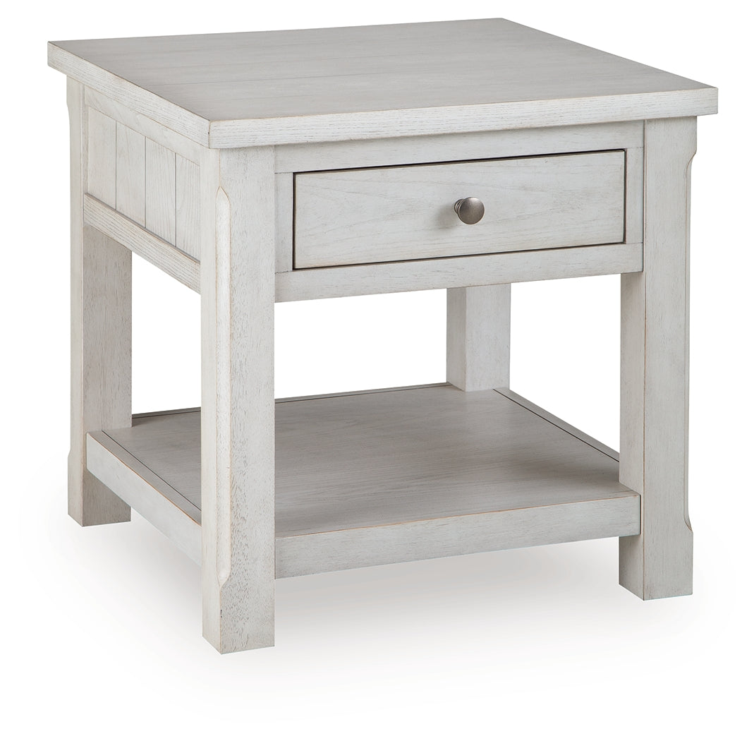 Robbinsdale Antique White End Table - T729-2