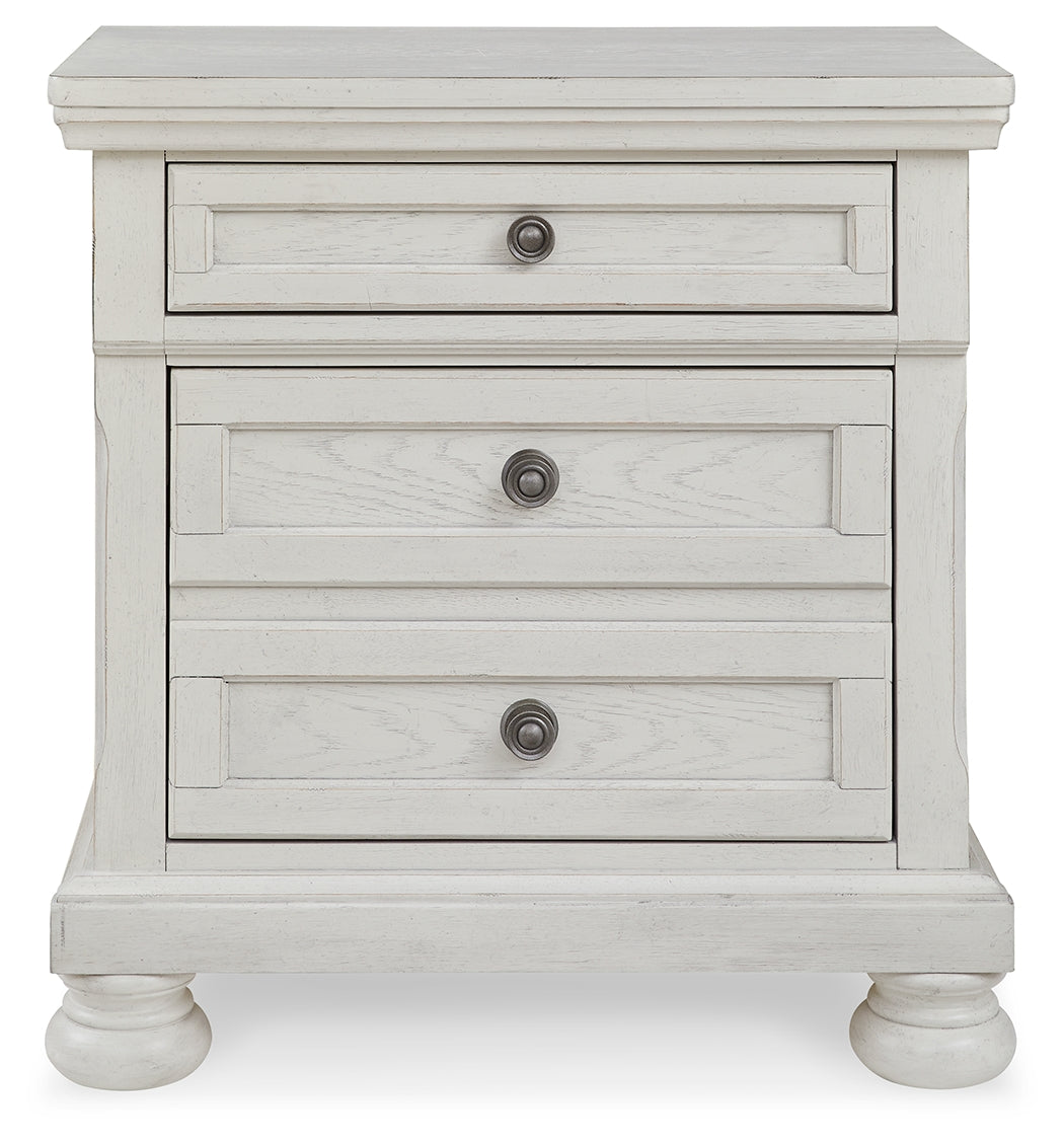 Robbinsdale Twin Sleigh Storage Bed, Dresser and Nightstand - B742B47