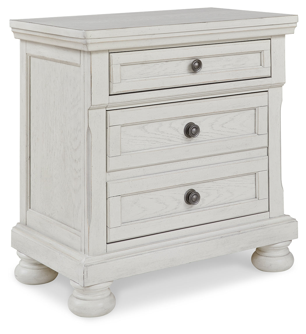 Robbinsdale Twin Sleigh Storage Bed, Dresser and Nightstand - B742B47