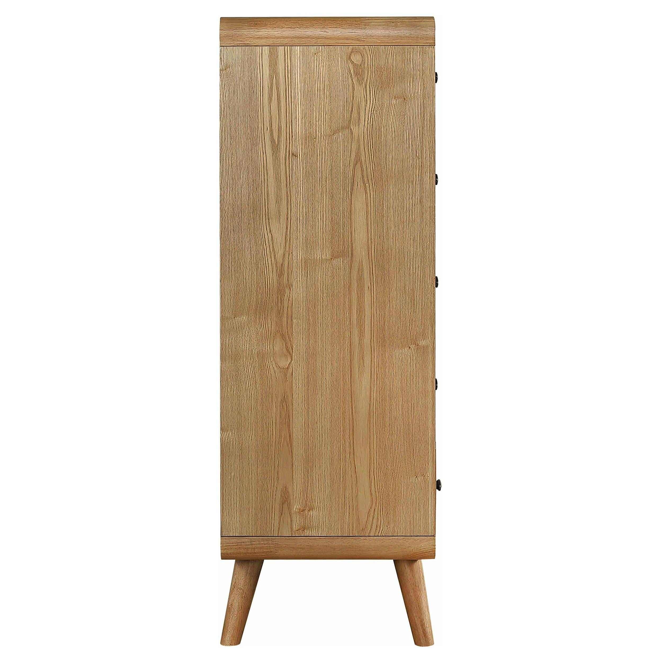 Robyn 5-drawer Bedroom Chest of Drawers Light Ash - 225095