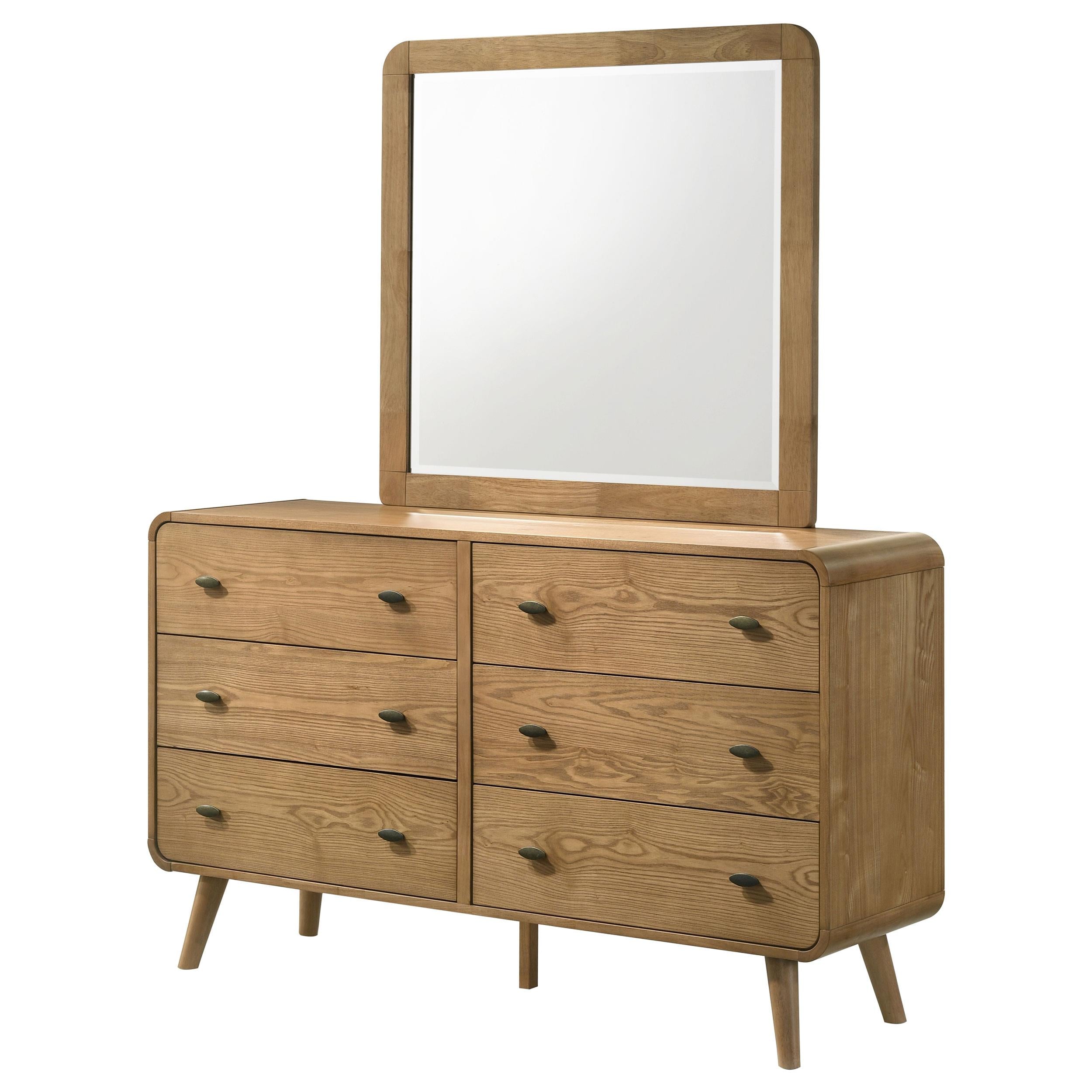 Robyn 6-drawer Bedroom Dresser Light Ash - 225093M