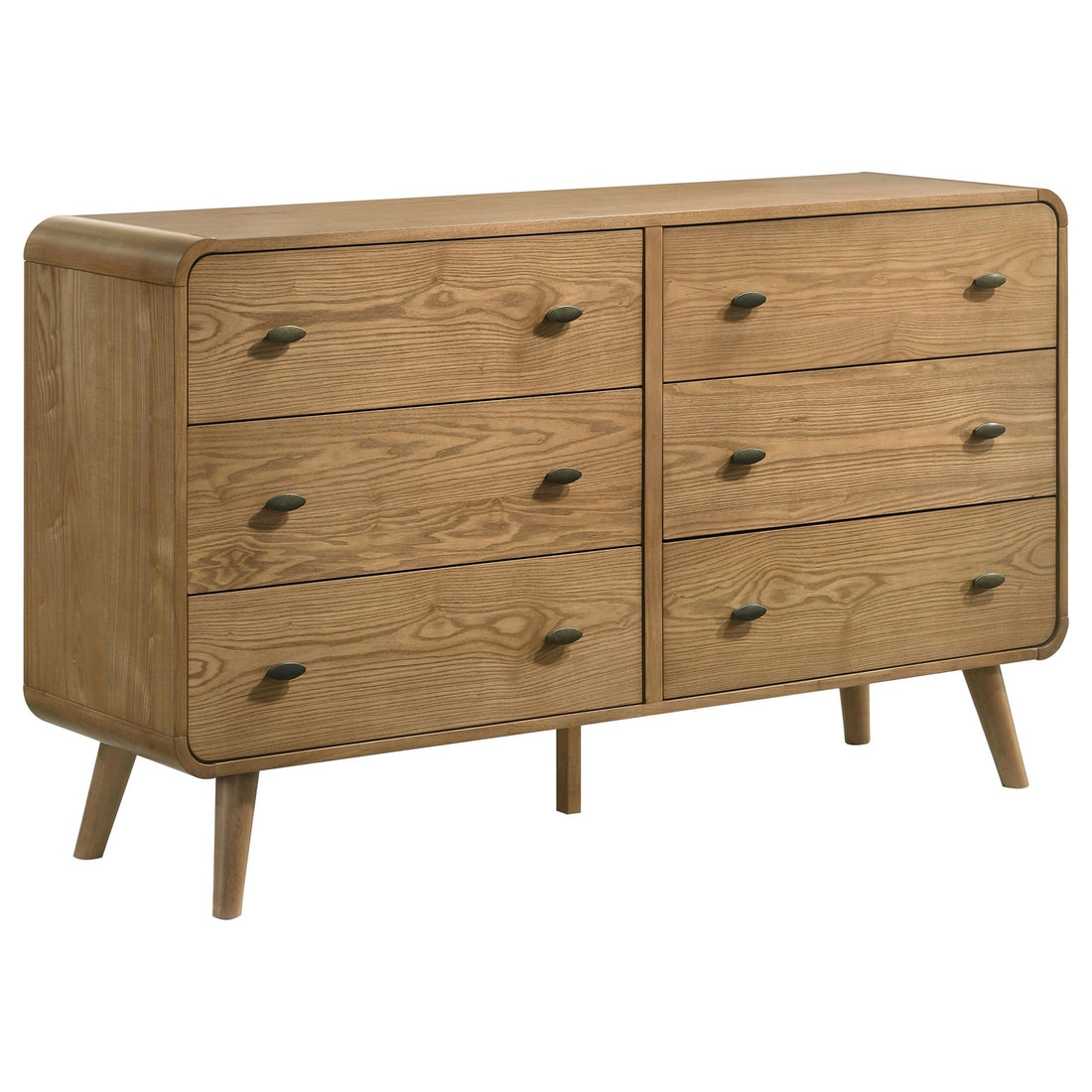 Robyn 6-drawer Dresser with Mirror Light Ash - 225093