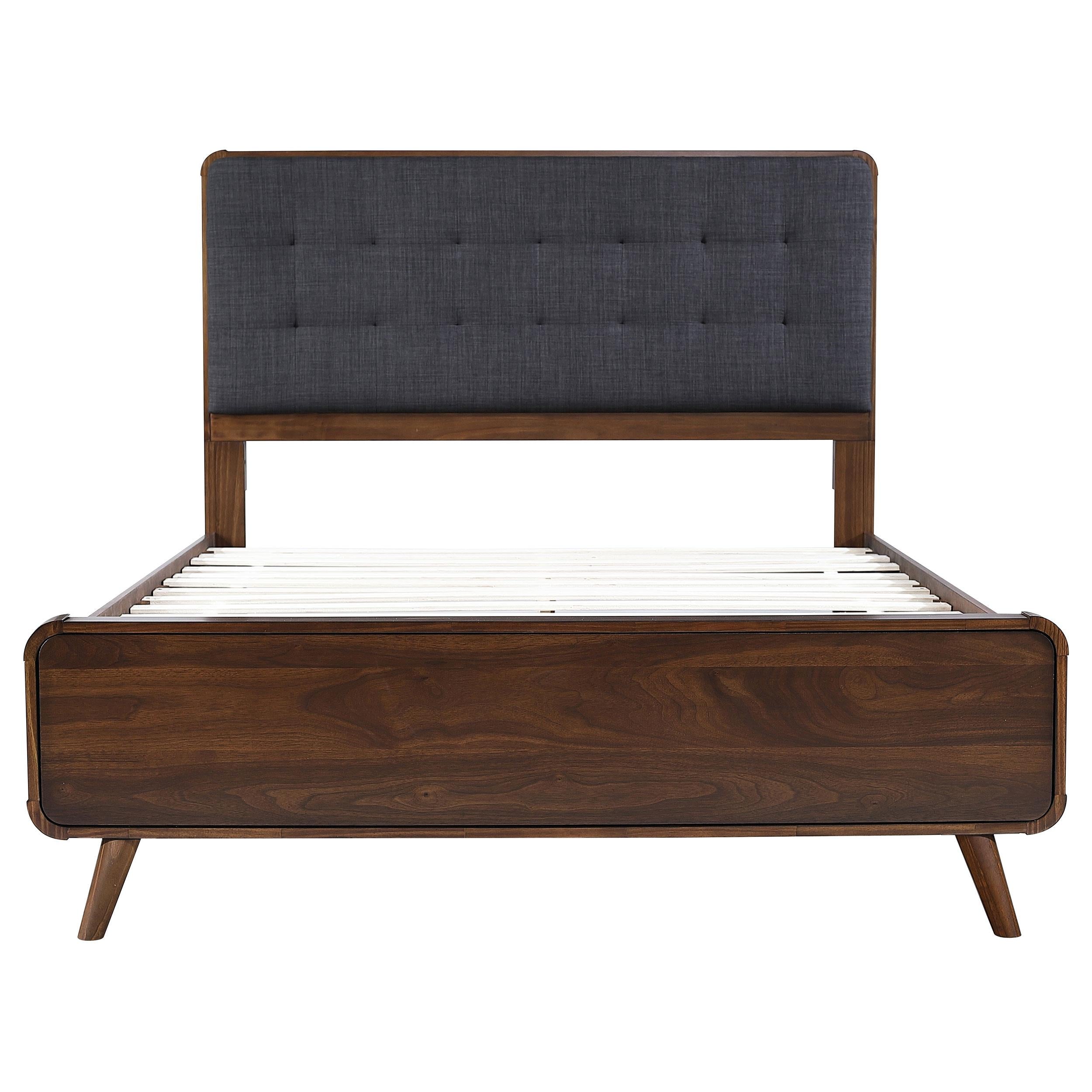Robyn Wood Full Platform Bed Dark Walnut - 205131F