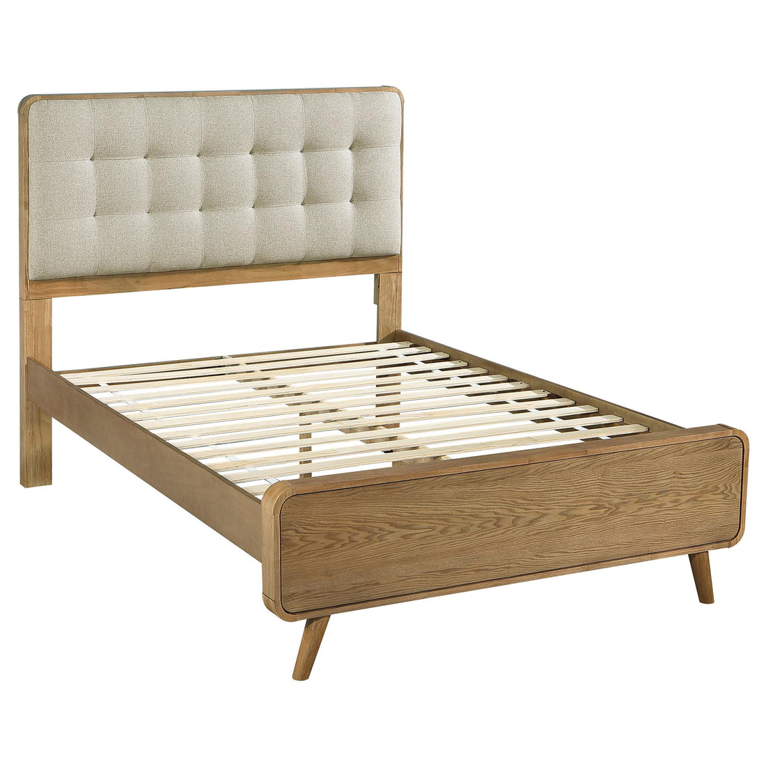 Robyn Wood Full Platform Bed Light Ash - 225091F