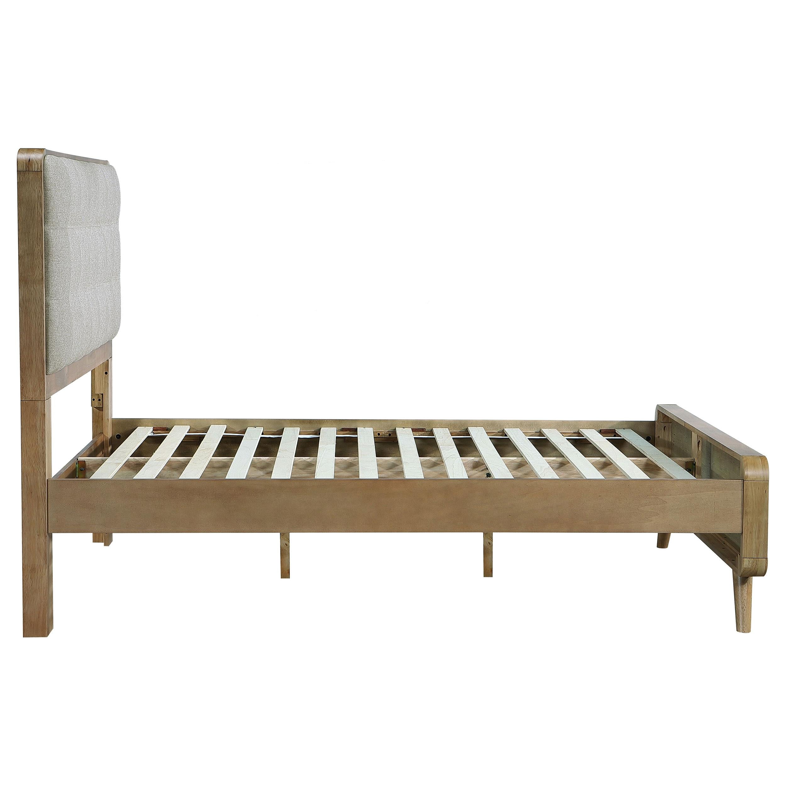 Robyn Wood Full Platform Bed Light Ash - 225091F