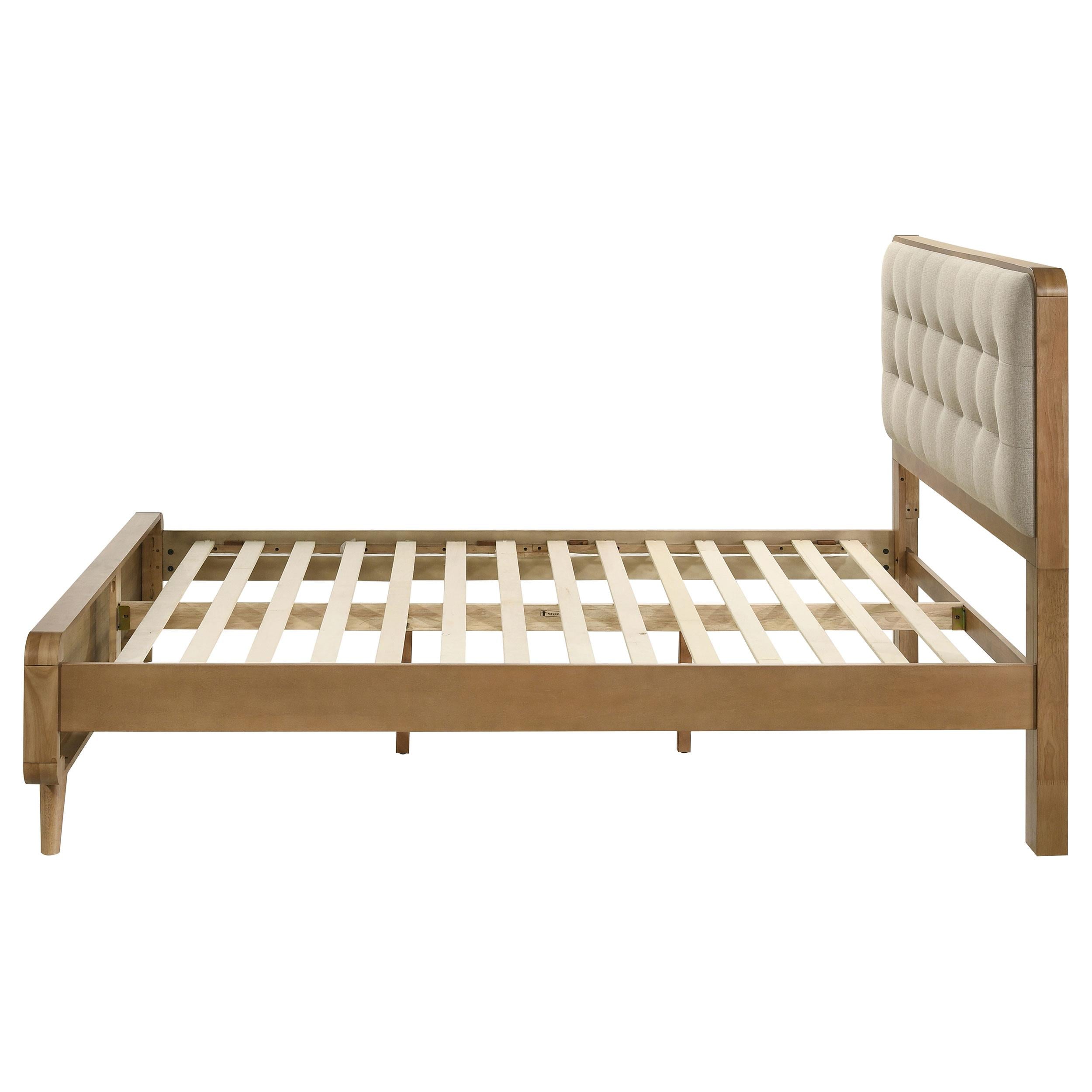 Robyn Wood Queen Platform Bed Light Ash - 225091Q