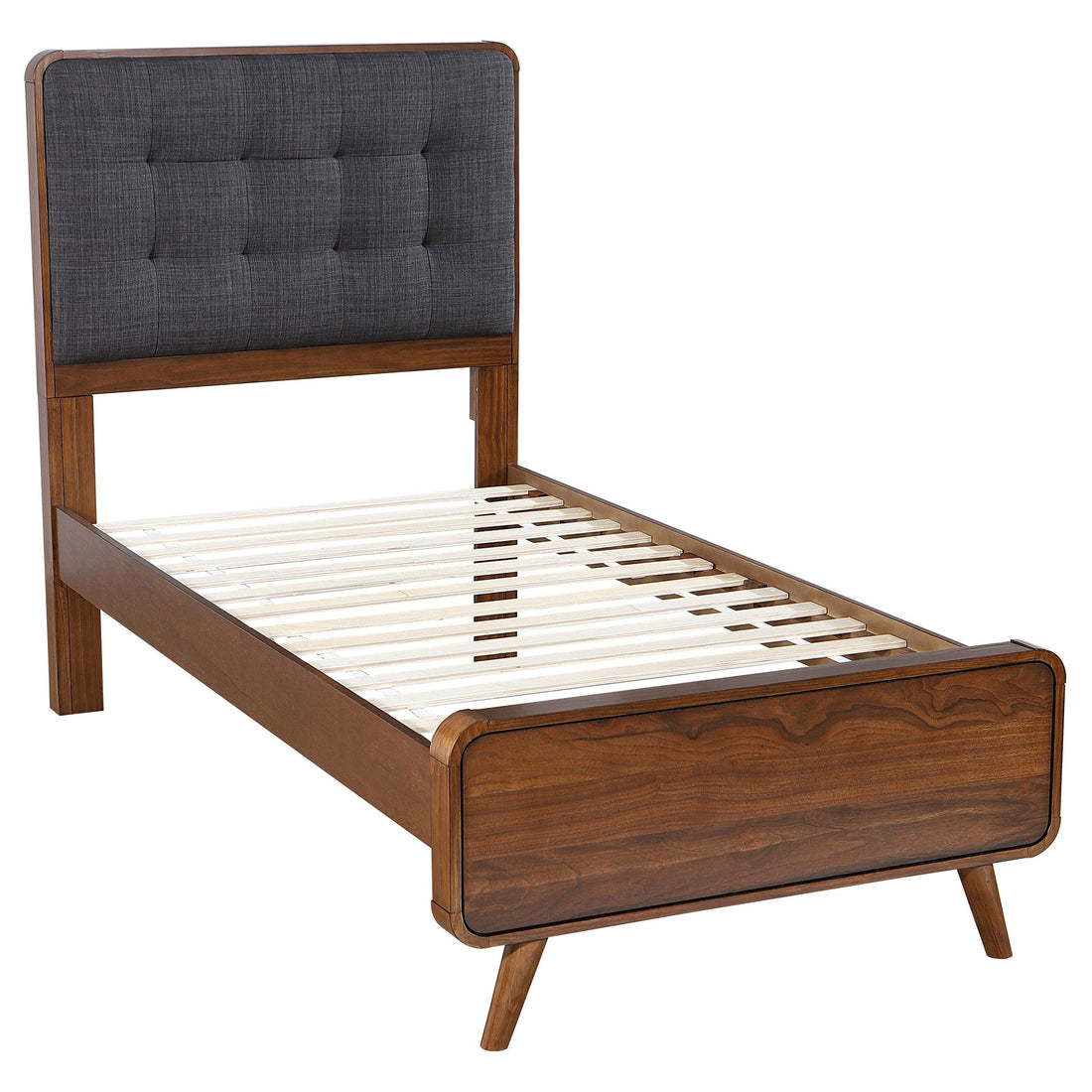 Robyn Wood Twin Platform Bed Dark Walnut - 205131T