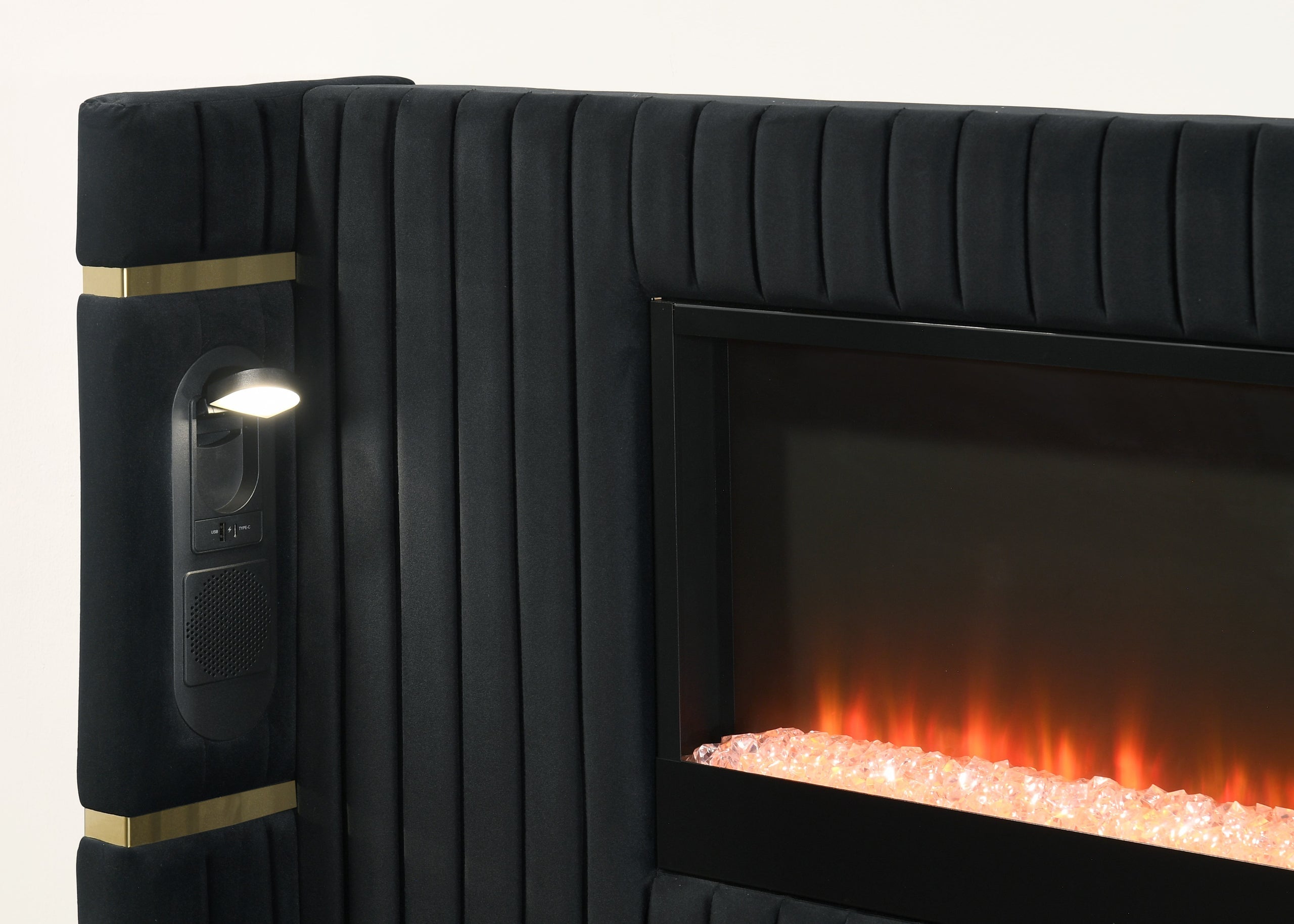 Romance2 Black Platform Bed - Queen, King *King - ROMANCE2 BLACK King