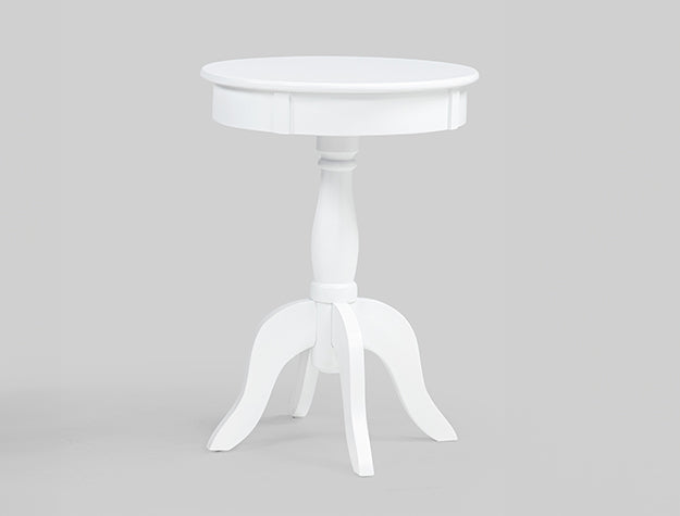 Romy Chairside Table White - 4904WH