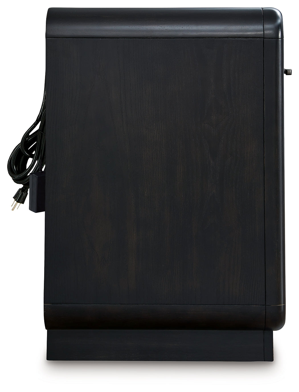 Rowanbeck Queen Upholstered Panel Bed with Dresser and 2 Nightstands in Gray/Black from Ashley - Luna Furniture