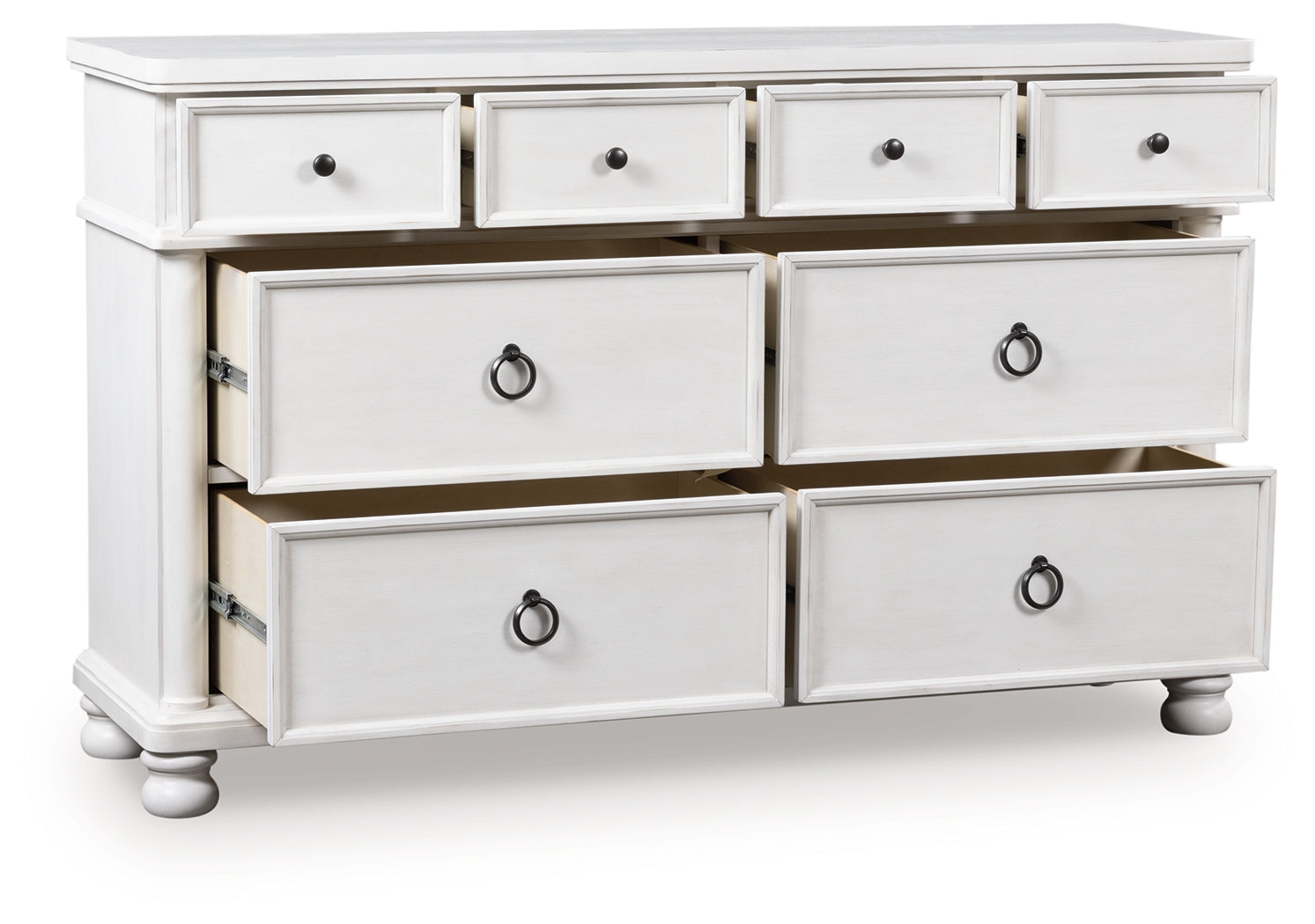 Rowlenstown Antique White Dresser - PCB823-31