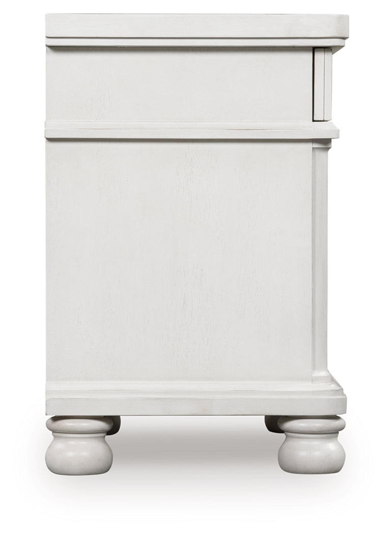 Rowlenstown Antique White Nightstand - PCB823-93