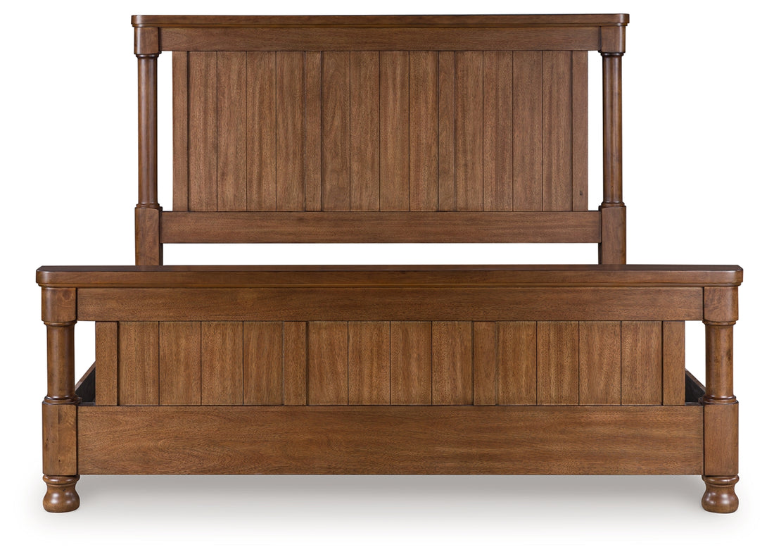 Rowlenstown Brown King Poster Bed - PCB824B4