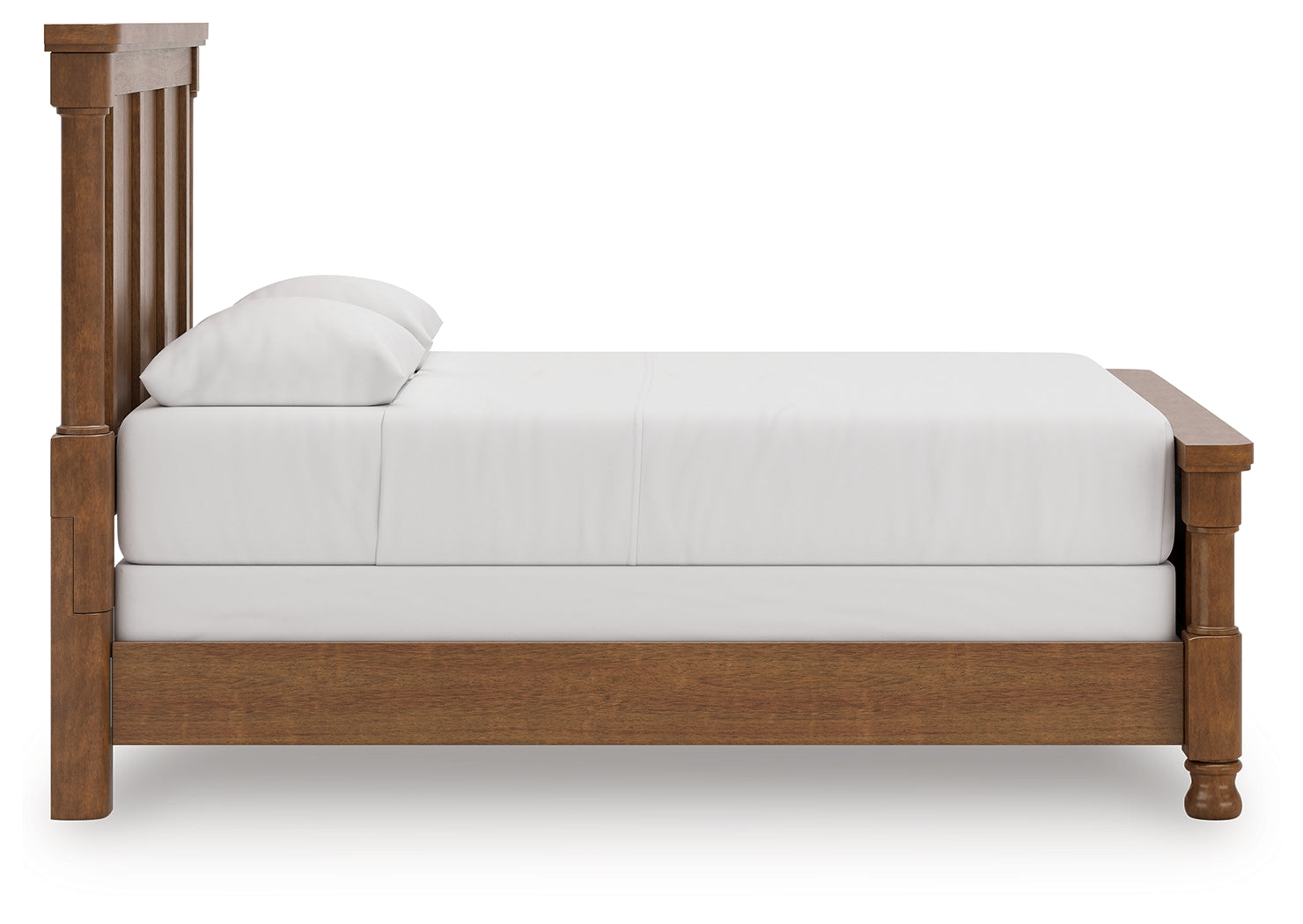 Rowlenstown Brown Queen Poster Bed - PCB824B2