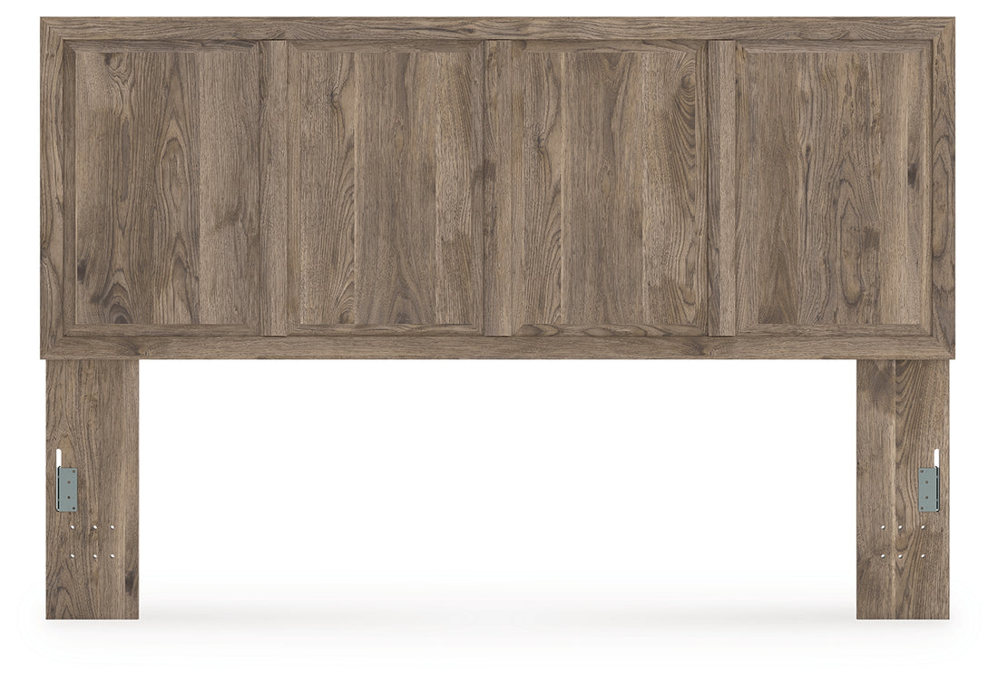 Rusticott Brown King Panel Headboard - PCB2260-58