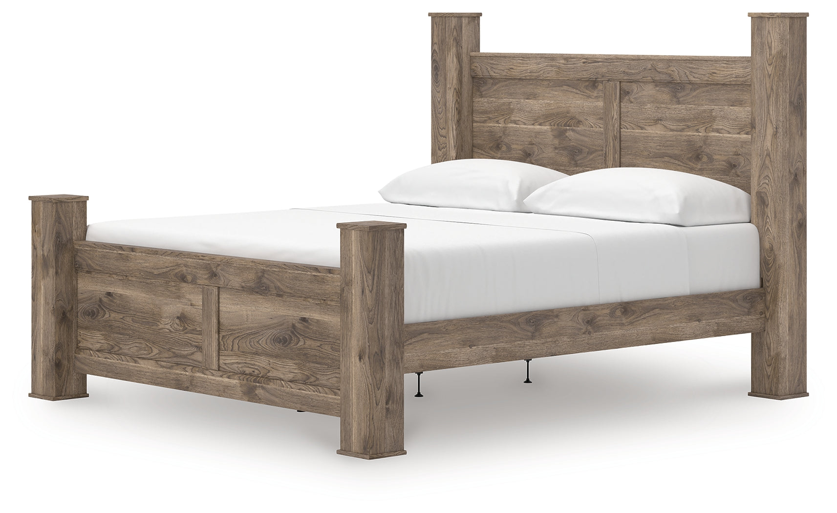Rusticott Brown King Poster Bed - PCB2260B7