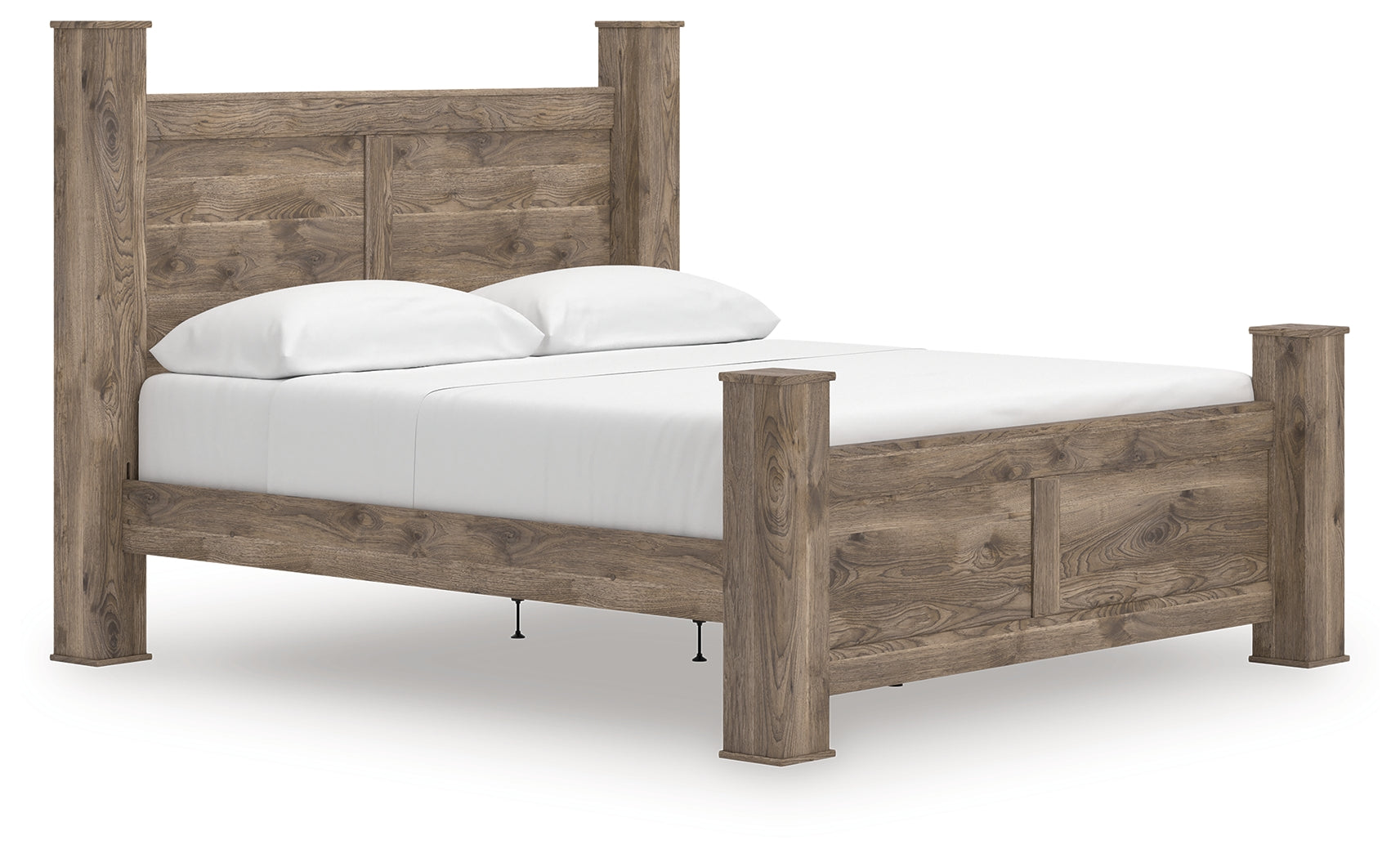 Rusticott Brown King Poster Bed - PCB2260B7