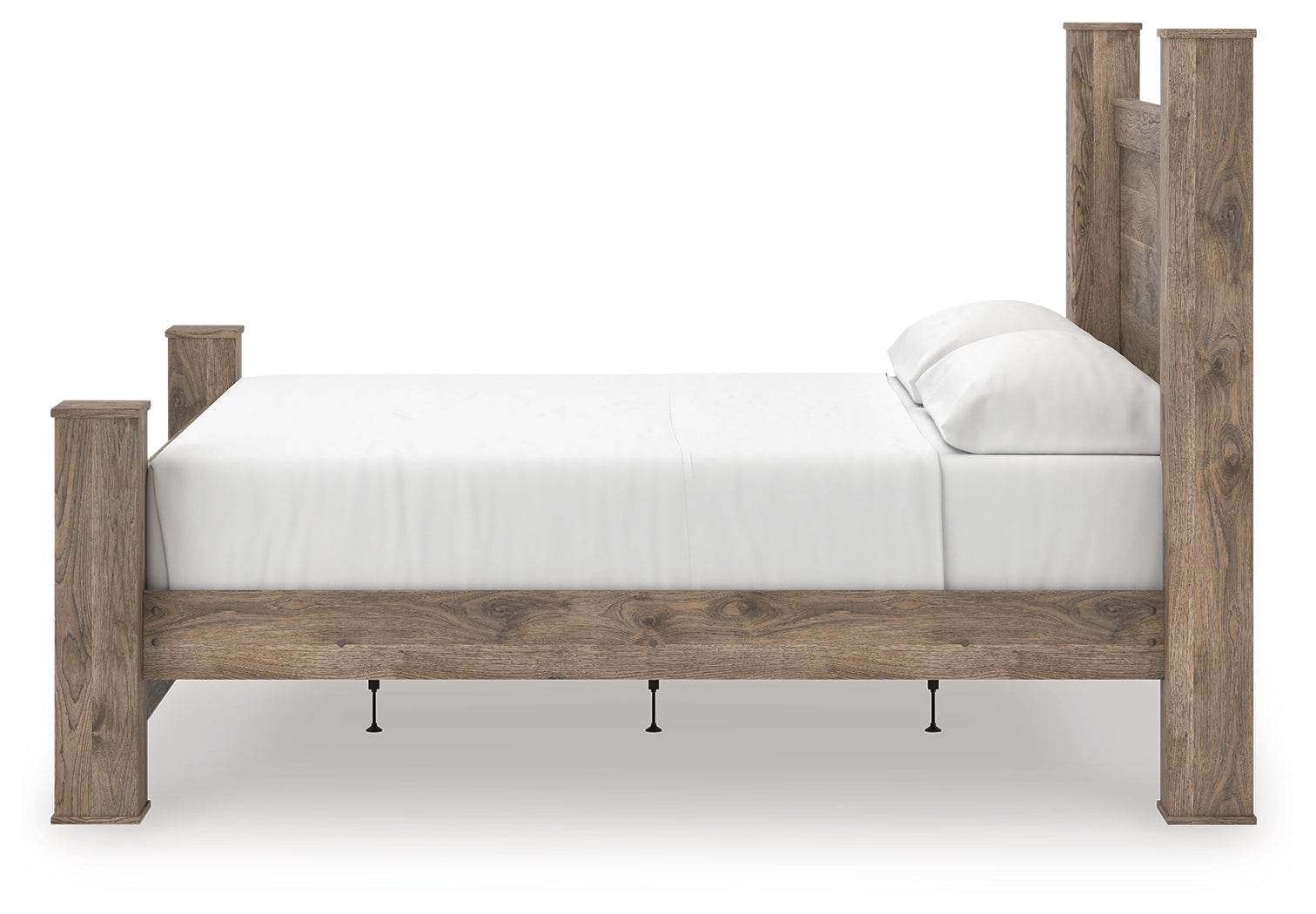 Rusticott Brown King Poster Bed - PCB2260B7