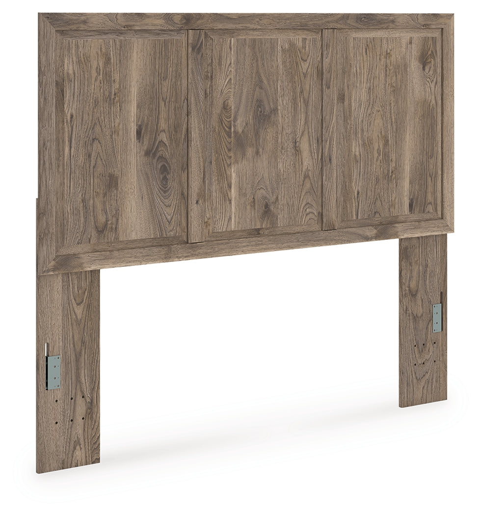 Rusticott Brown Queen Panel Headboard - PCB2260-57