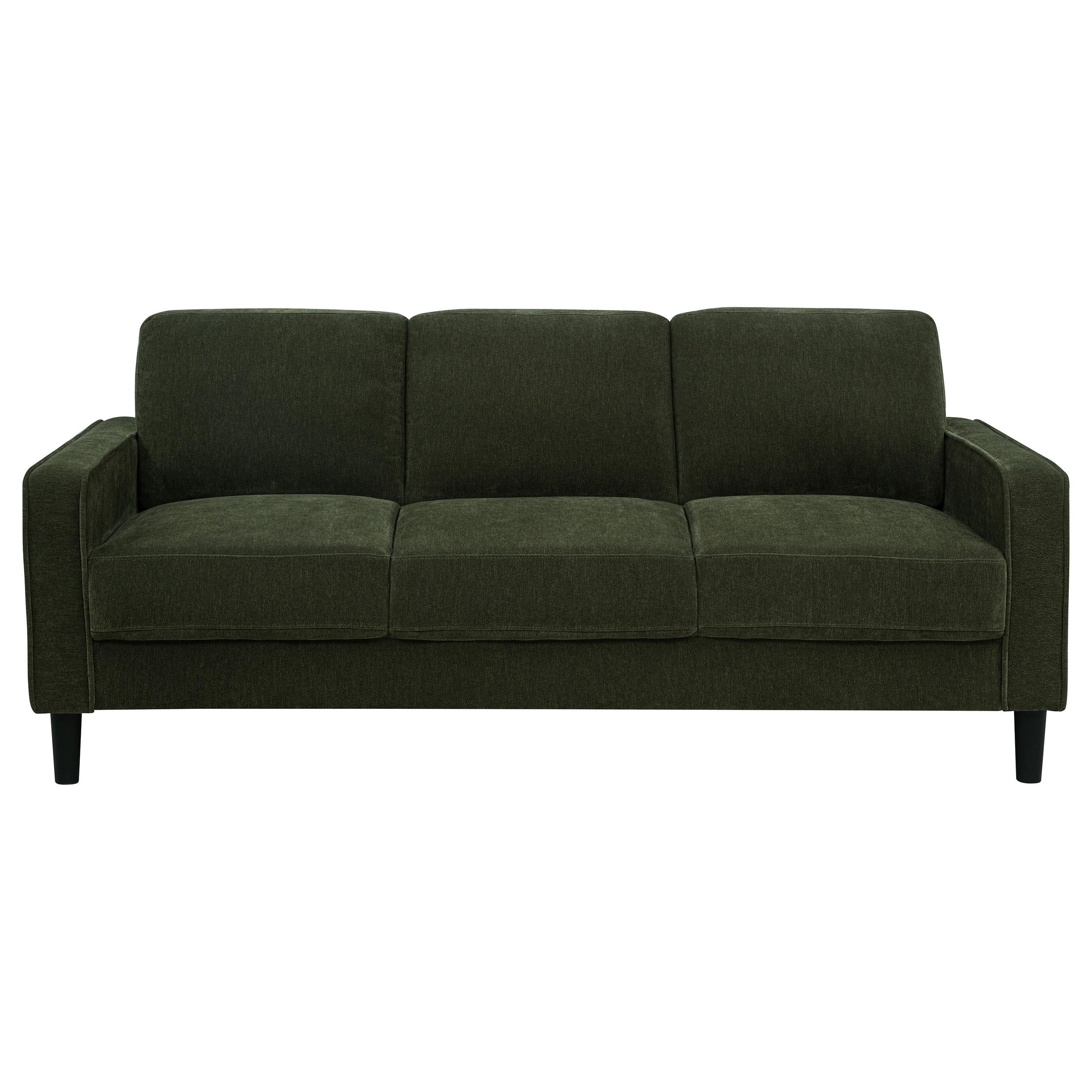 Ruth 77-inch Fabric Upholstered Track Arm Sofa Matcha Green - 511214