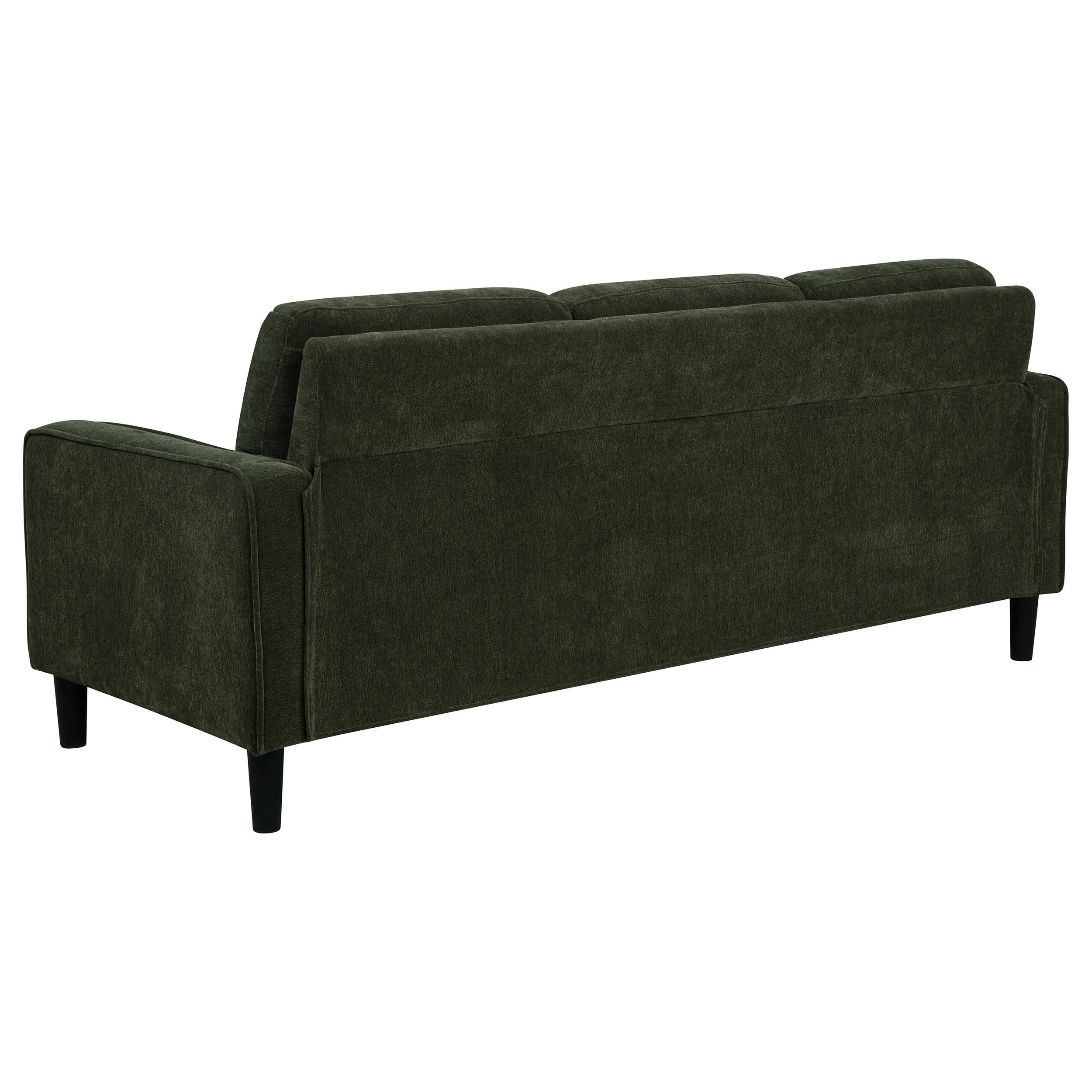 Ruth 77-inch Fabric Upholstered Track Arm Sofa Matcha Green - 511214